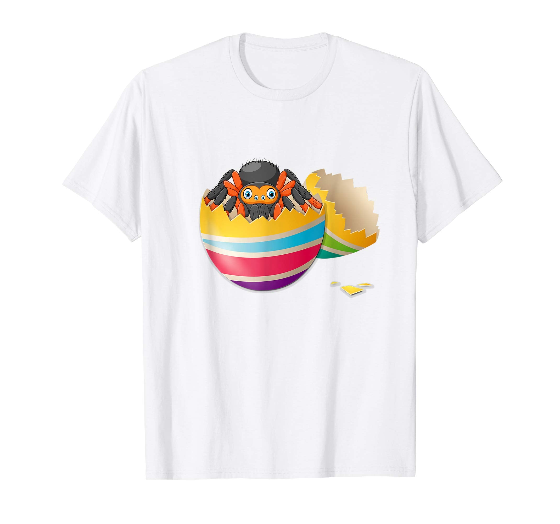 Baby Spider Hatching From Easter Egg Easter Day Shirt