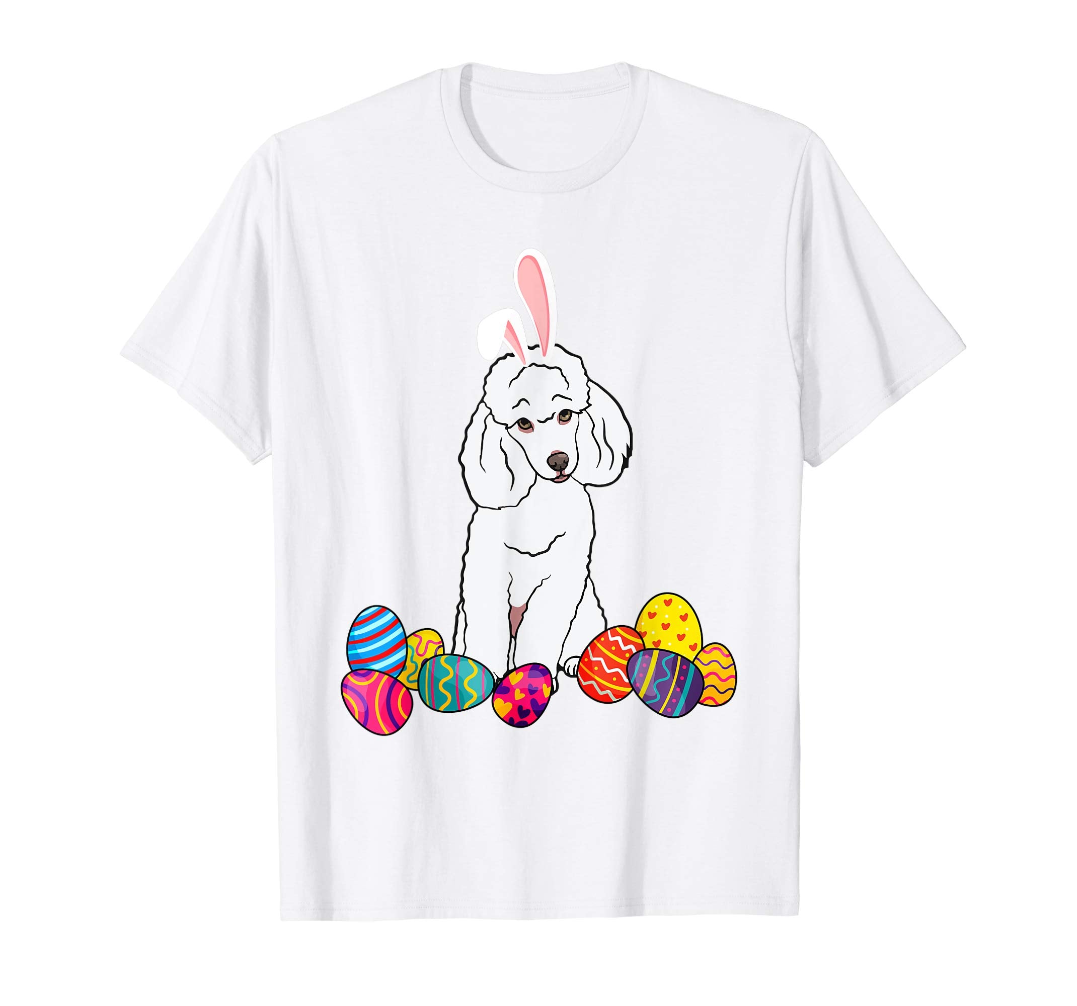 Poodle Bunny Ear With Egg Easter Easter Day Shirt