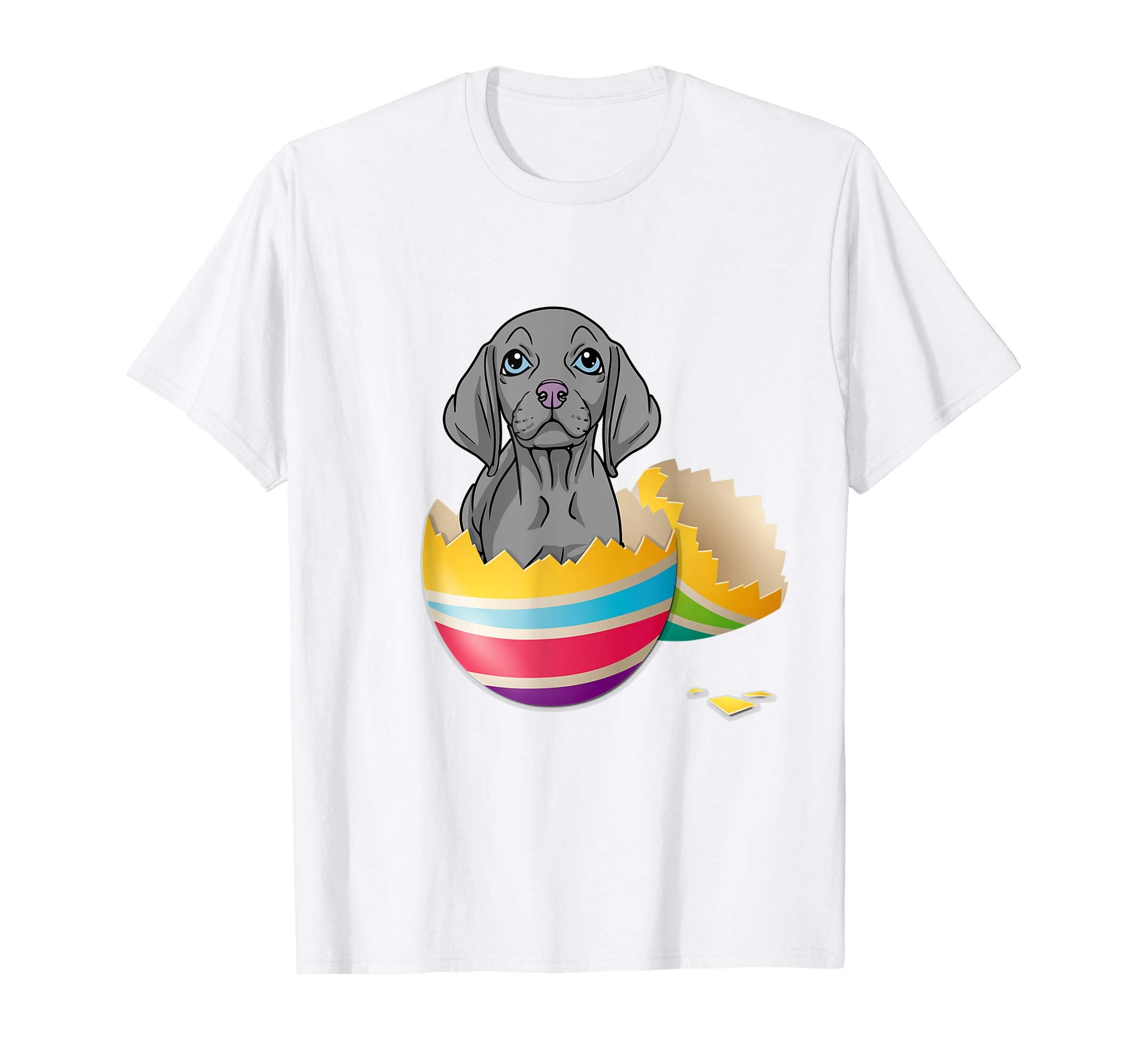 Weimaraner Hatching From Easter Egg Easter Day Shirt