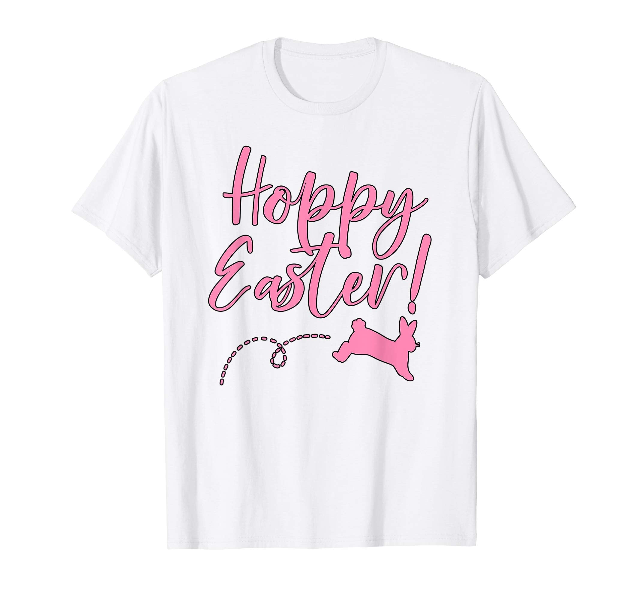 Hoppy Easter T-shirt with Hopping Bunny Rabbit