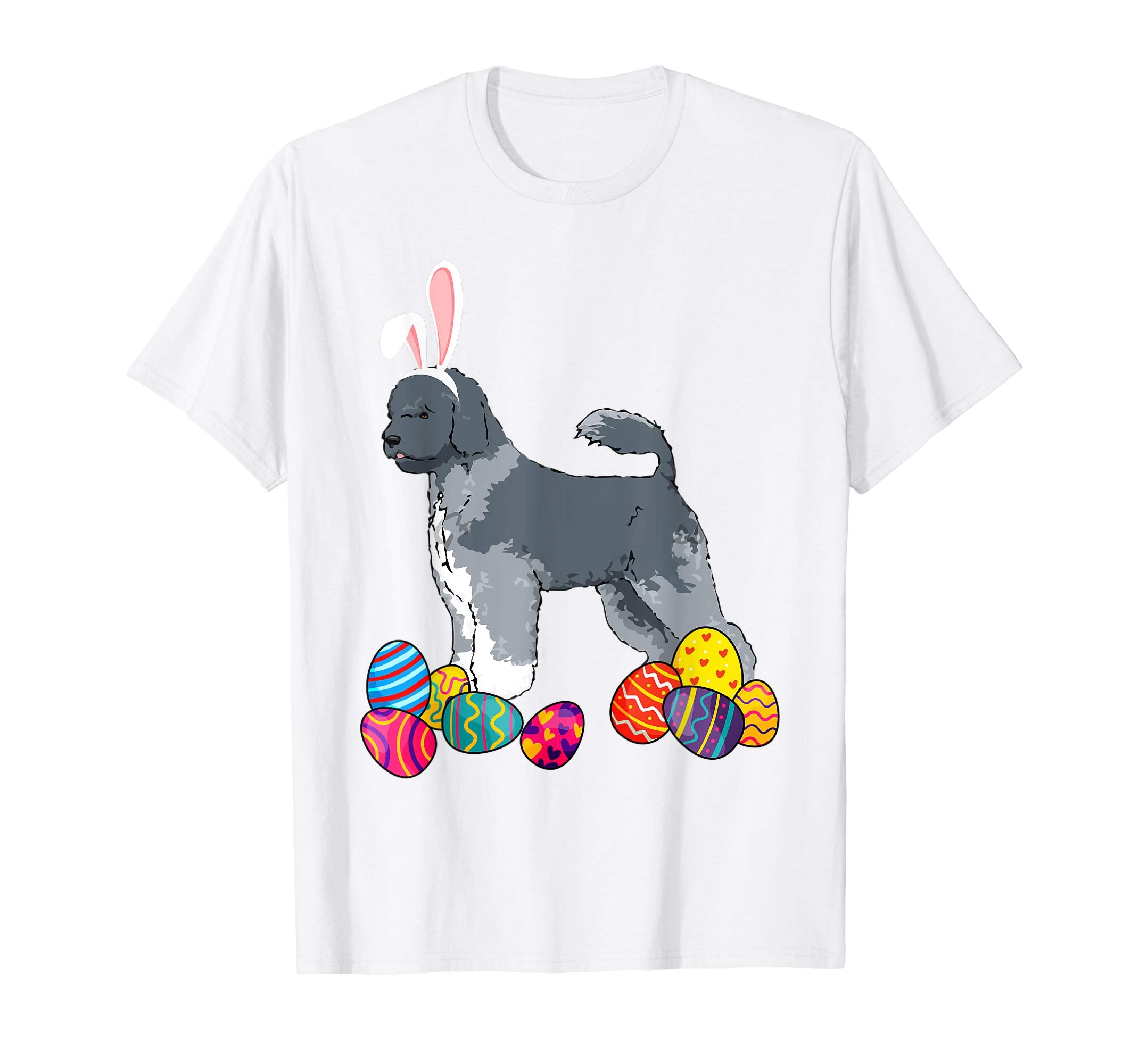 Portuguese Water Bunny Ear With Egg Easter Easter Day Shirt