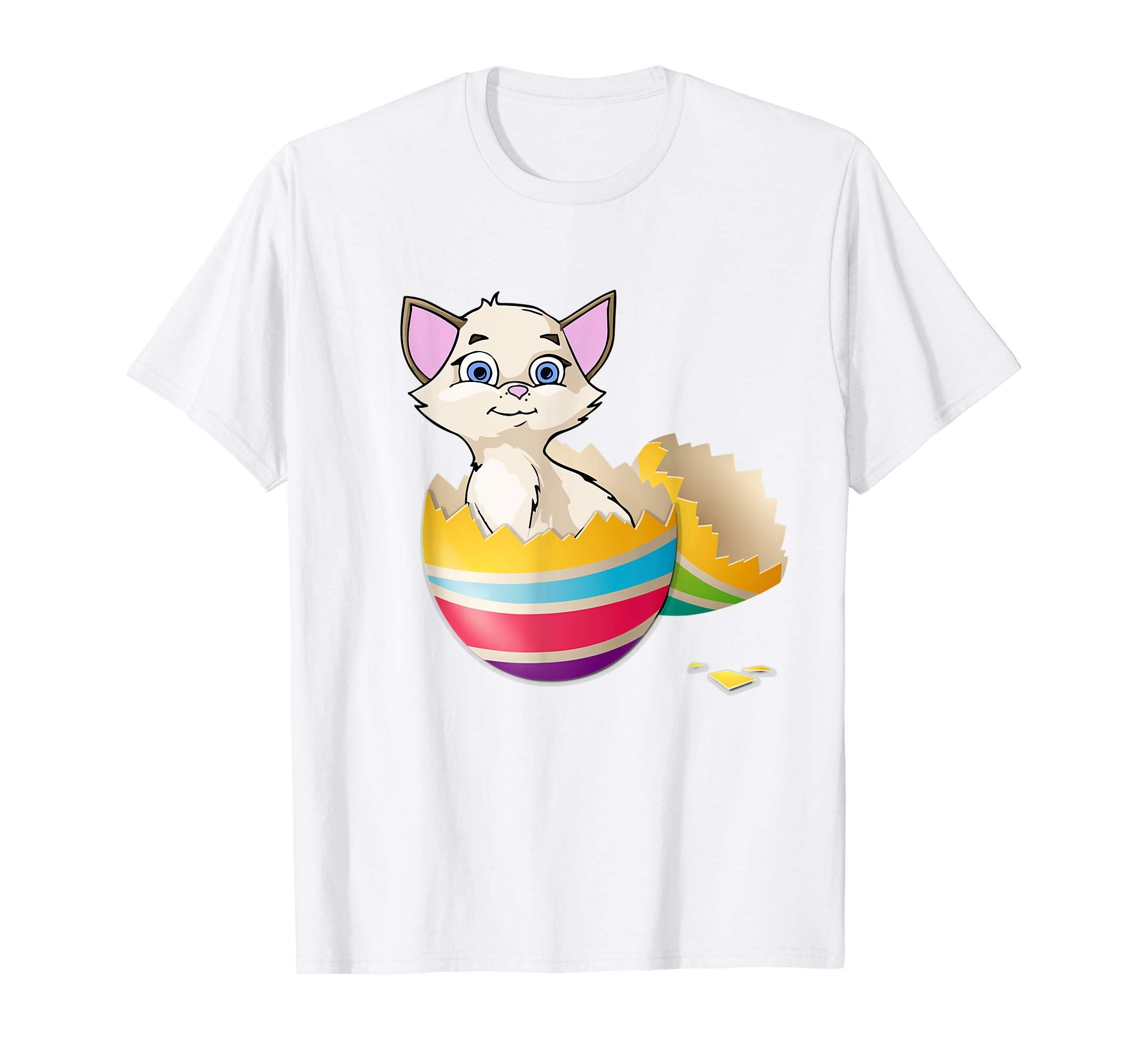 Baby Cat Hatching From Easter Egg Easter Day Shirt