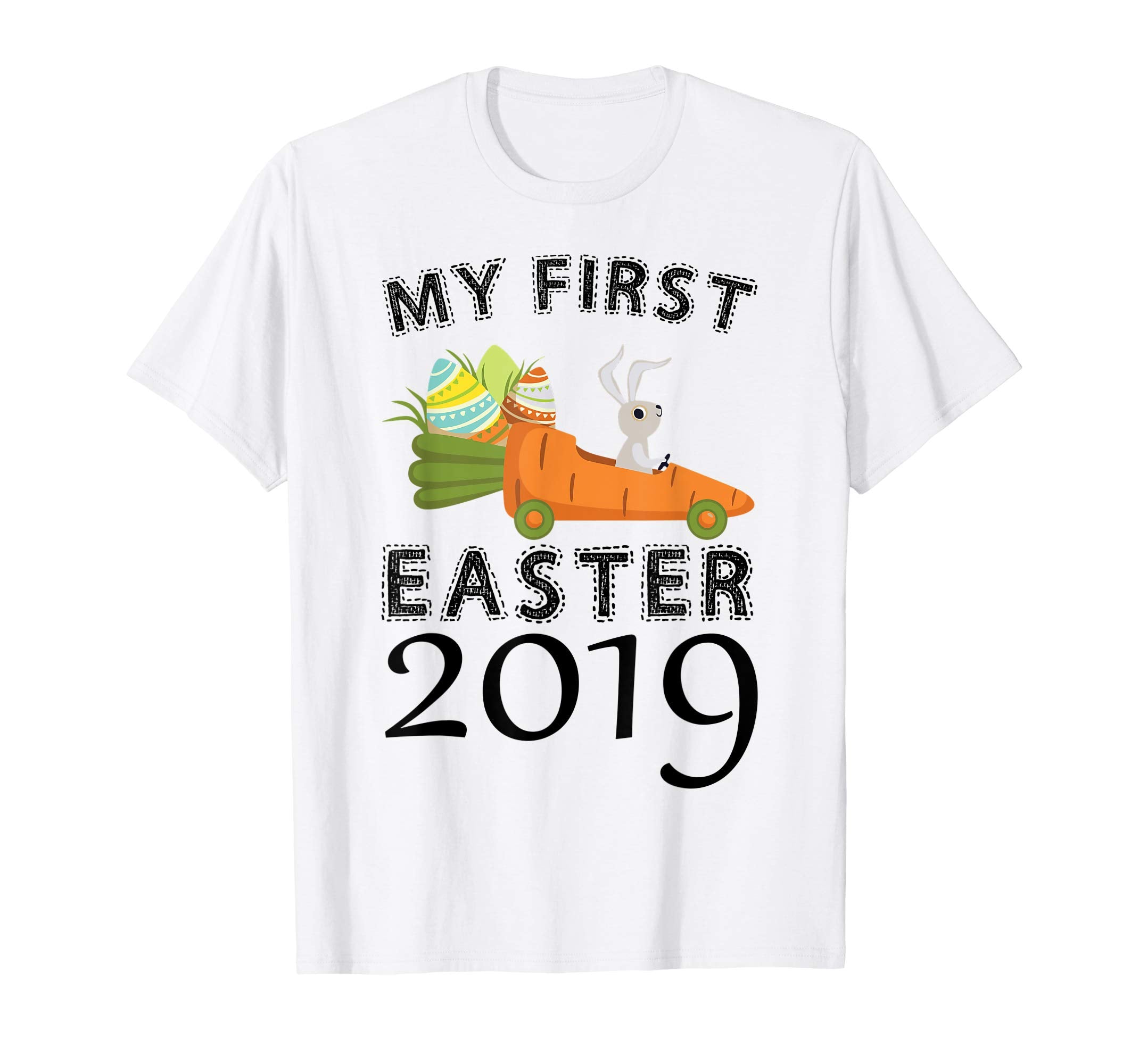 Kids My First Easter 2019 Easter Bunny Tshirt For Boys Girls