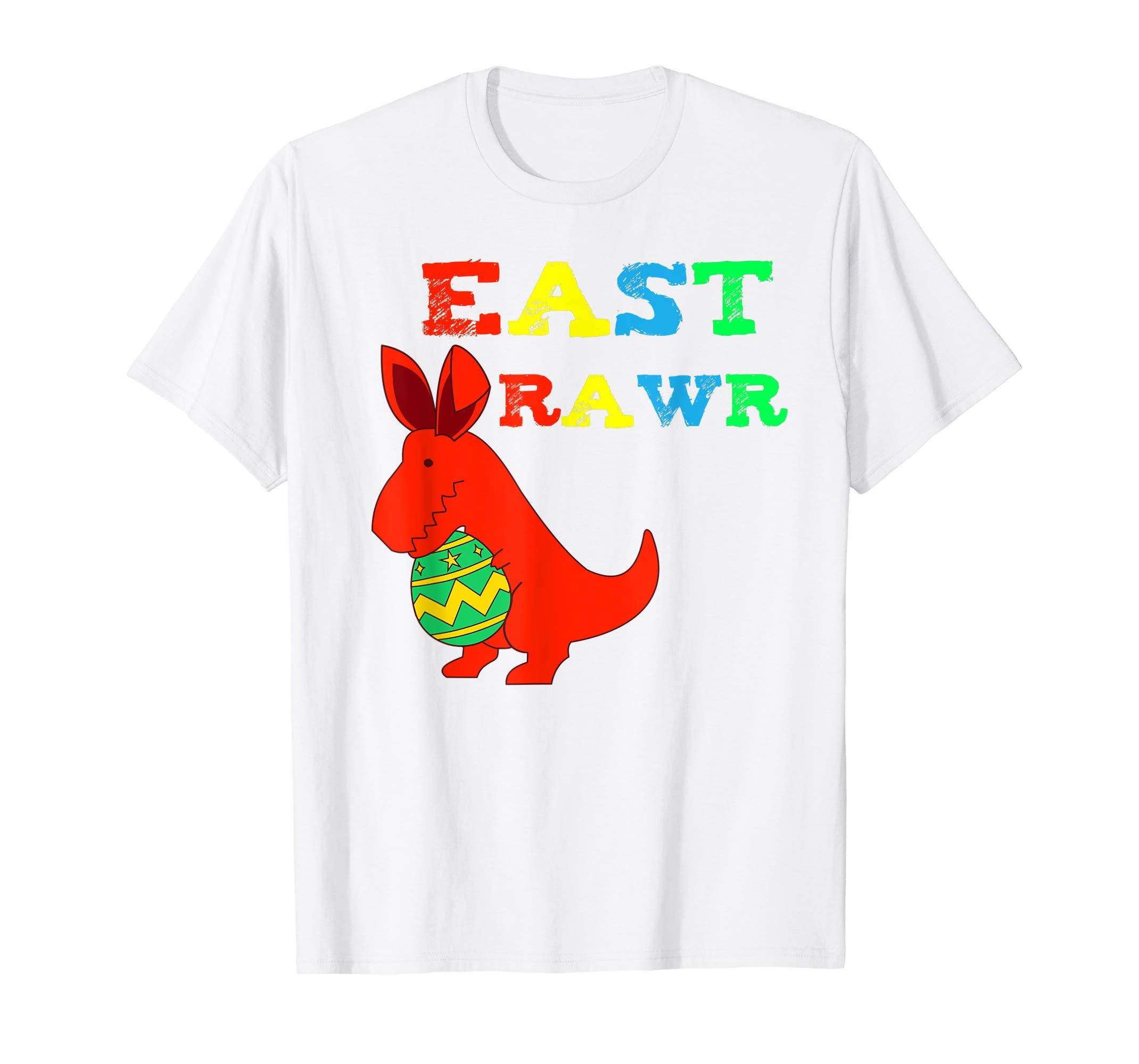 Happy Eastrawr T Rex Dinosaur Easter Bunny Egg Shirt