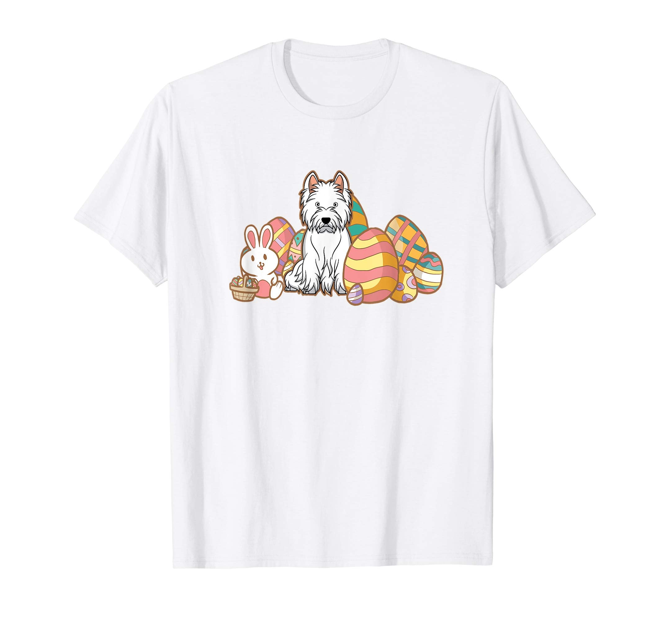 Easter West Highland Terrier Dog T-Shirt Gift