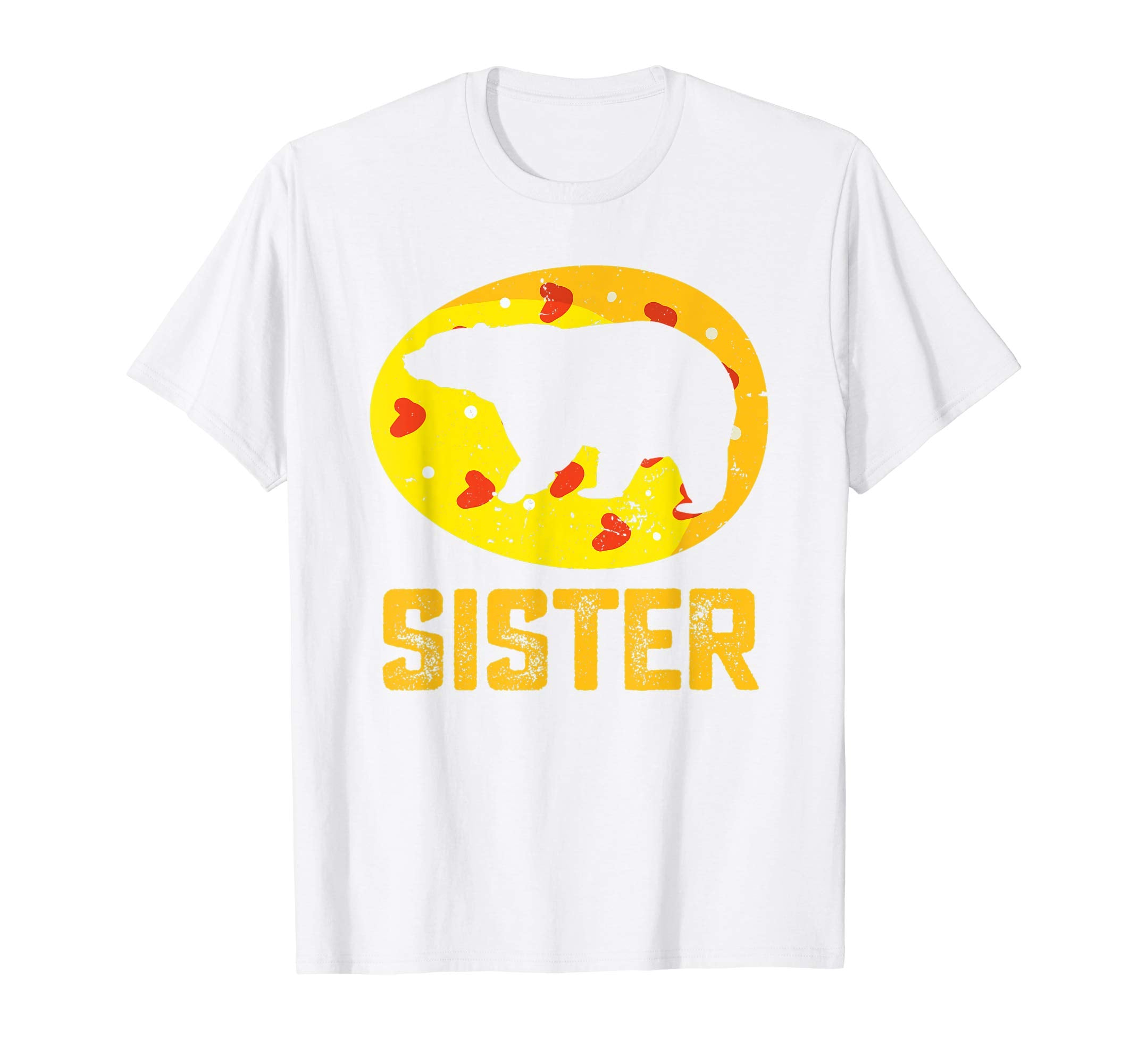 Cute Sister Bear Easter Eggs T-Shirt Gifts for Women