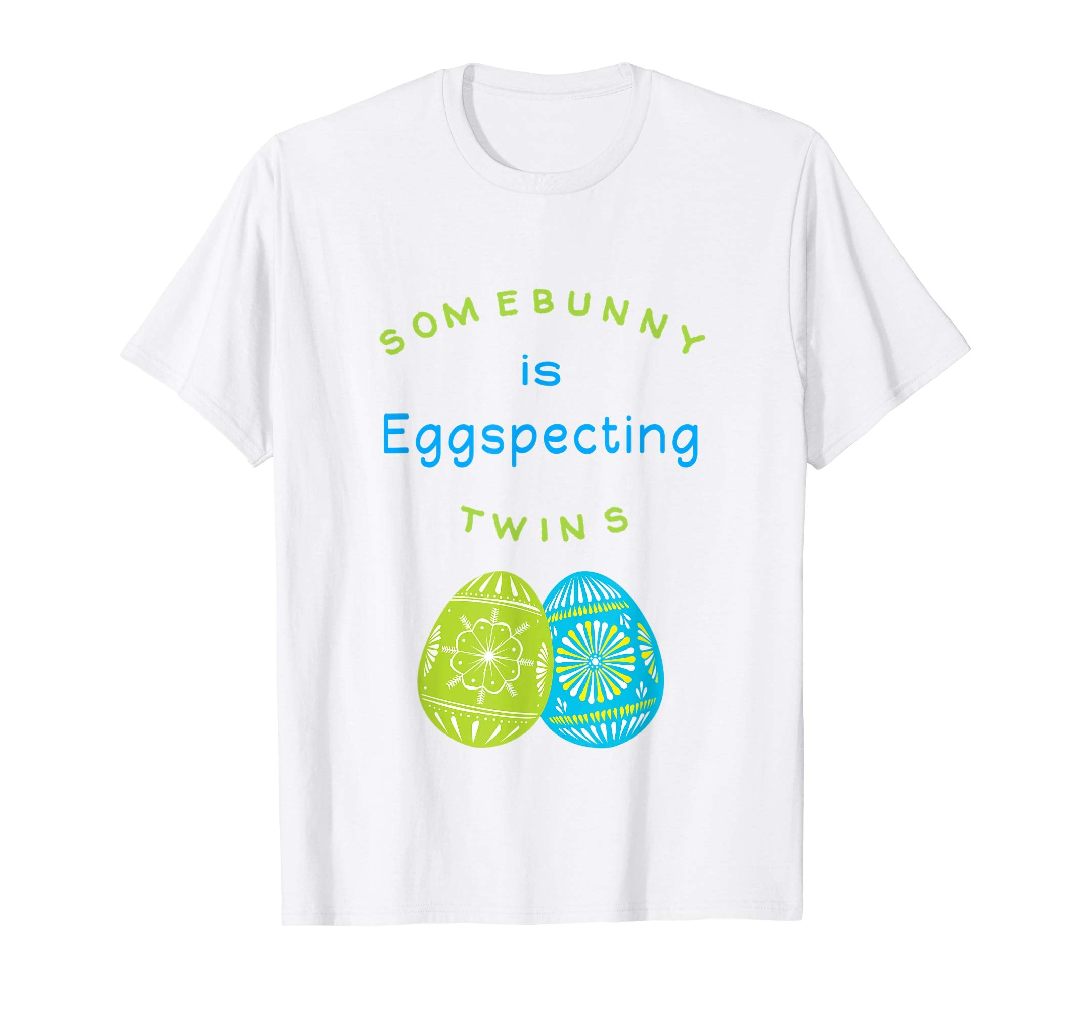 Some Bunny Is Eggspecting Shirt Easter Twin Announcement Tee