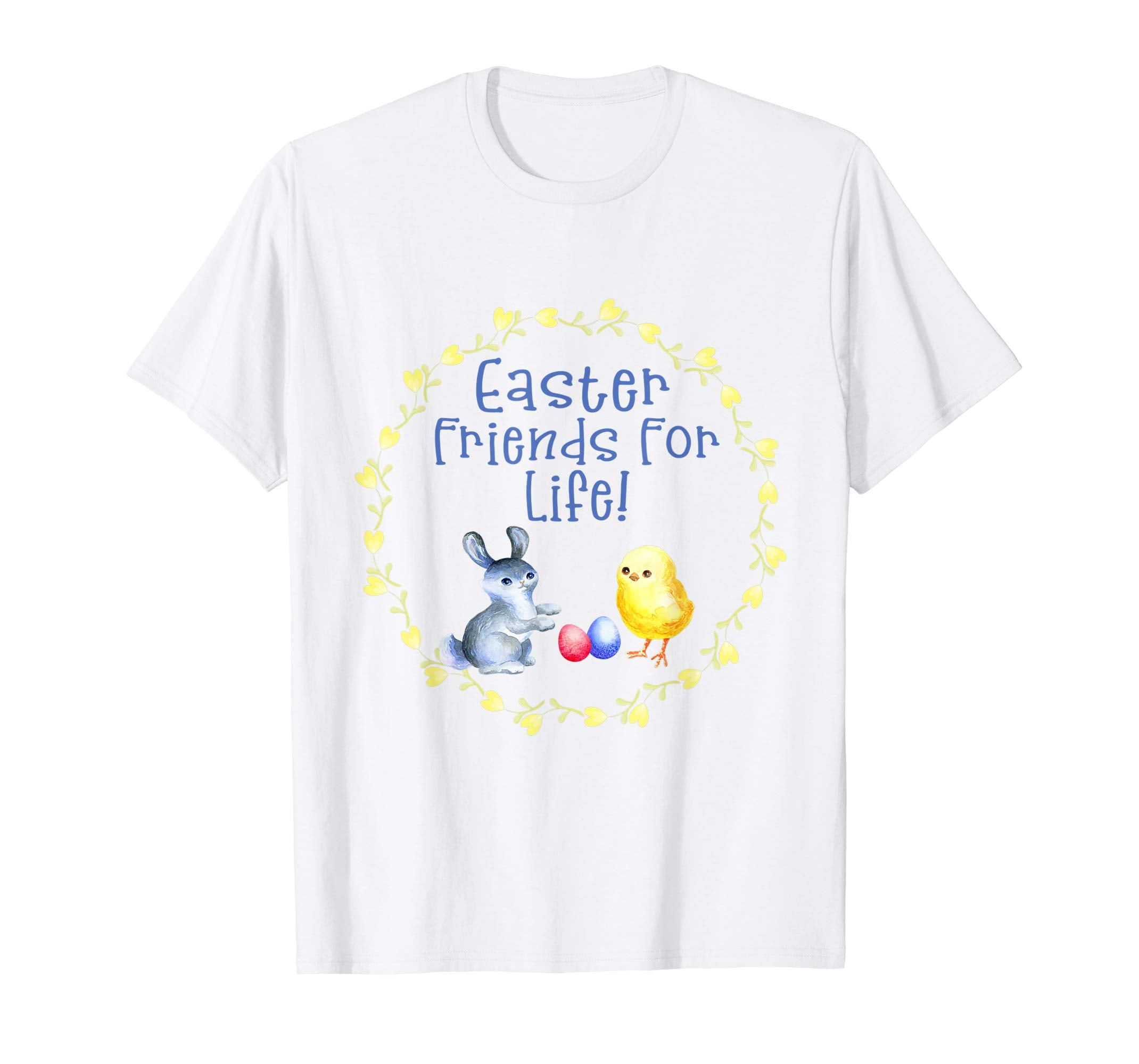 Easter Bunny &amp; Duck Friends For Life Holiday Tshirt