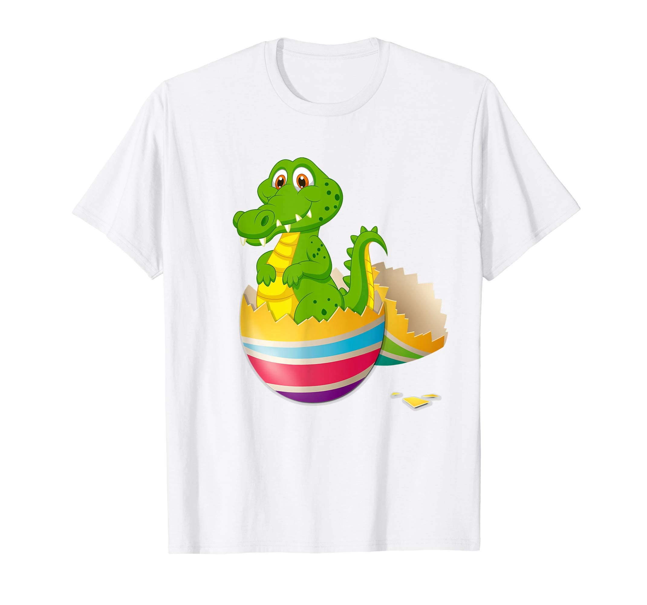Baby Crocodile Hatching From Easter Egg Easter Day Shirt