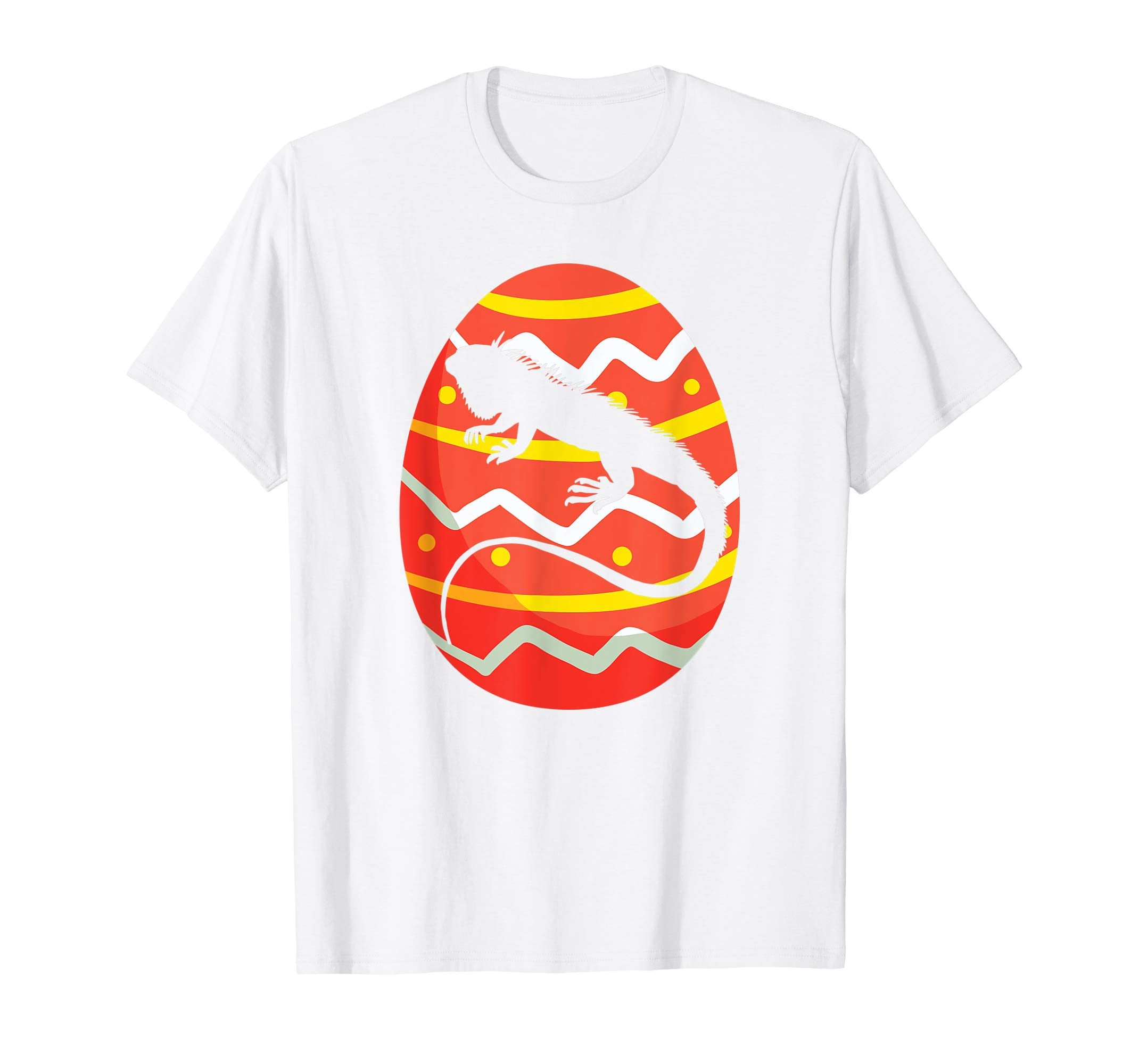 Happy Iguana Easter Bunny Egg T-Shirt for Kids Boys Girls