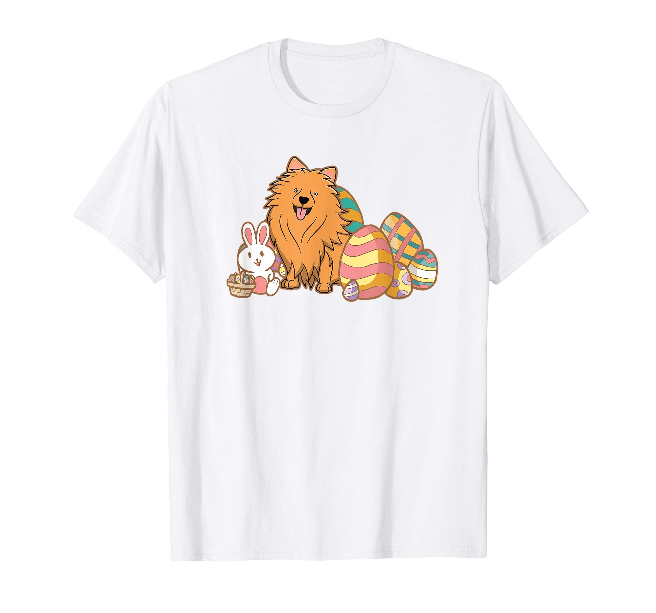 Easter Pomeranian Dog T-Shirt Gift