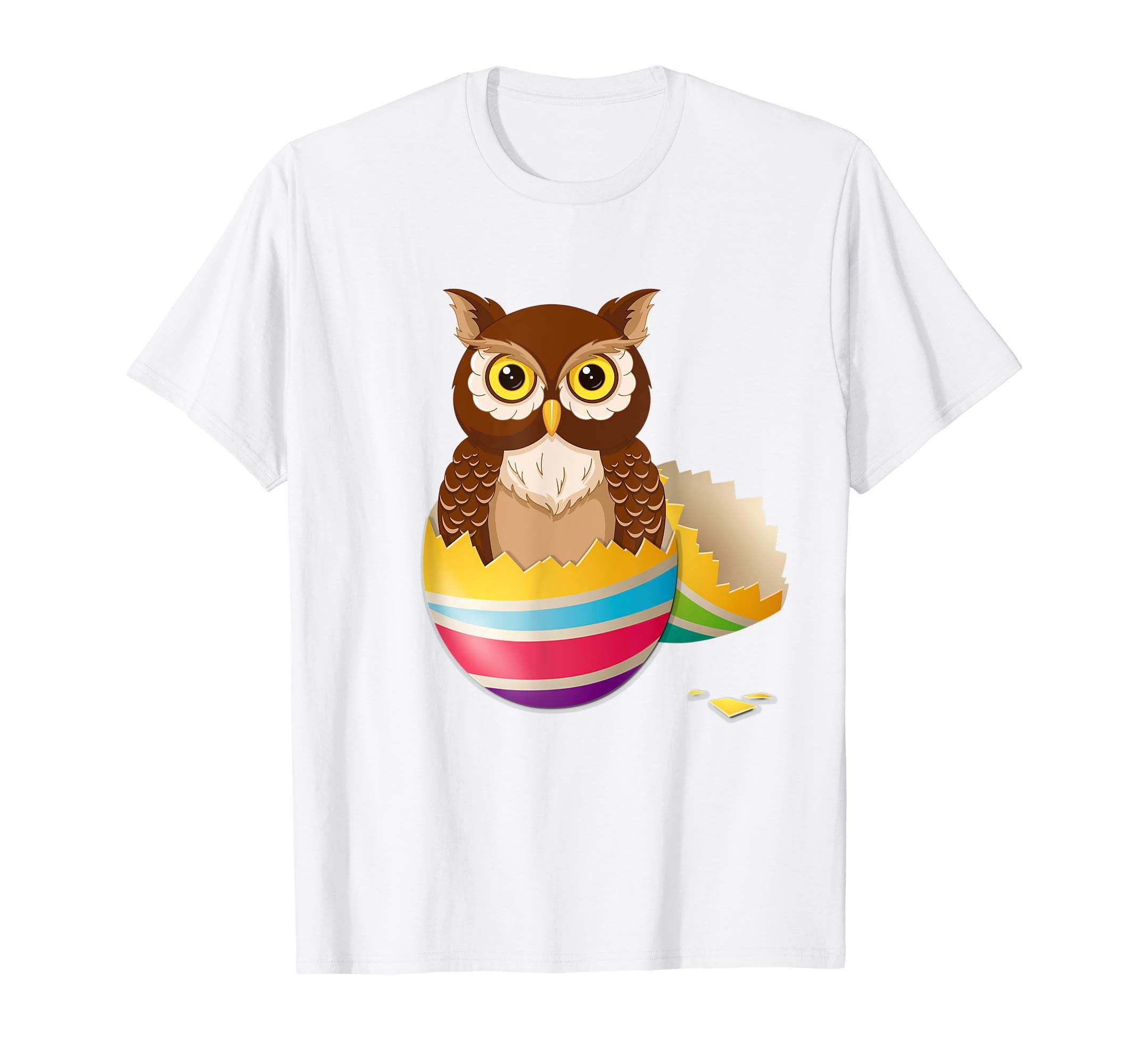 Baby Owl Hatching From Easter Egg Easter Day Shirt