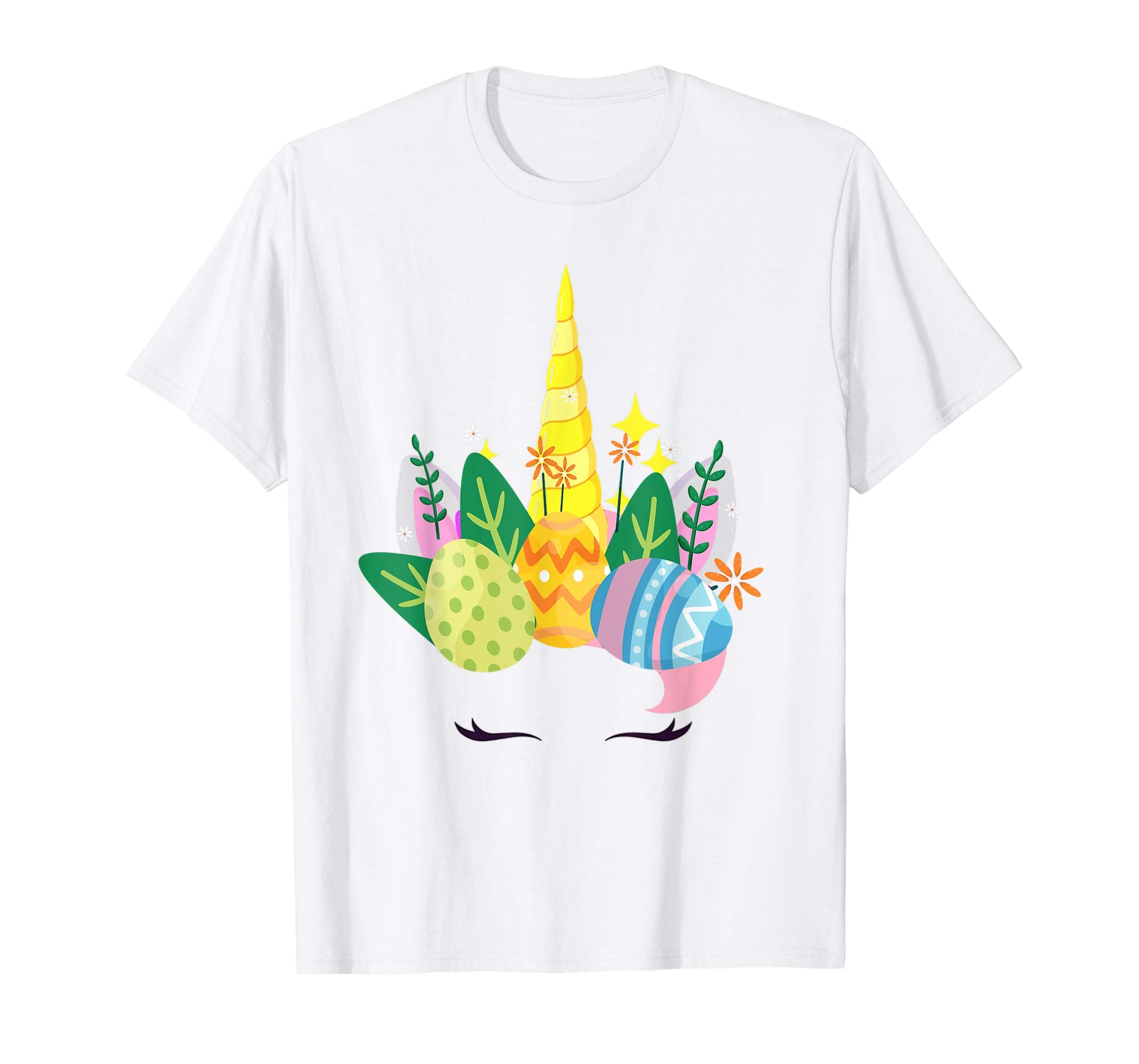 Unicorn Bunny Egg Easter Day T-Shirt