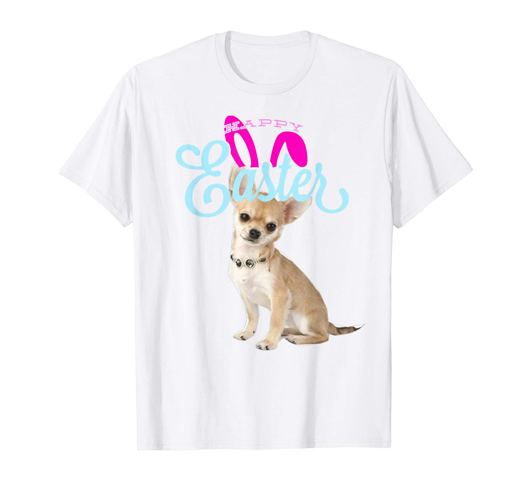 Easter Bunny Chihuahua Tshirt Dog Men Women Gift Easter Day