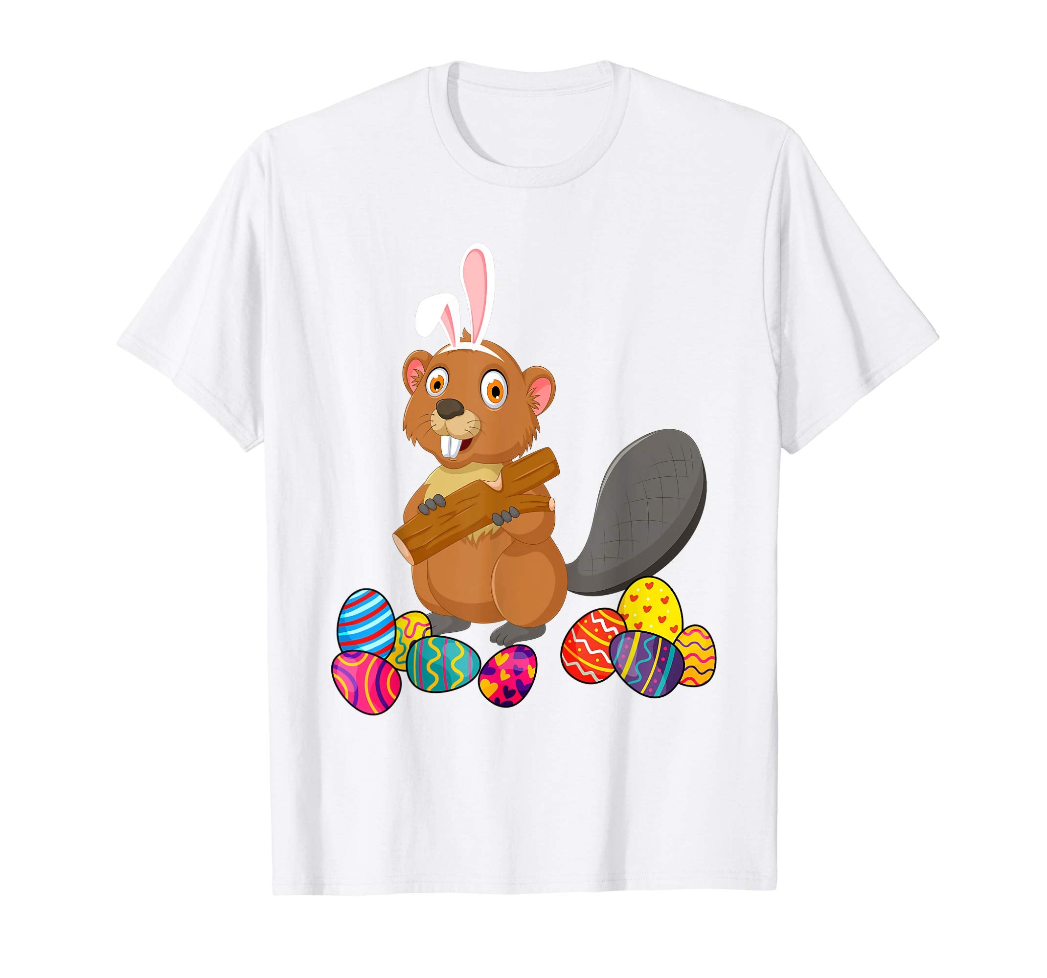 Beaver Bunny Ear With Egg Easter Easter Day Shirt