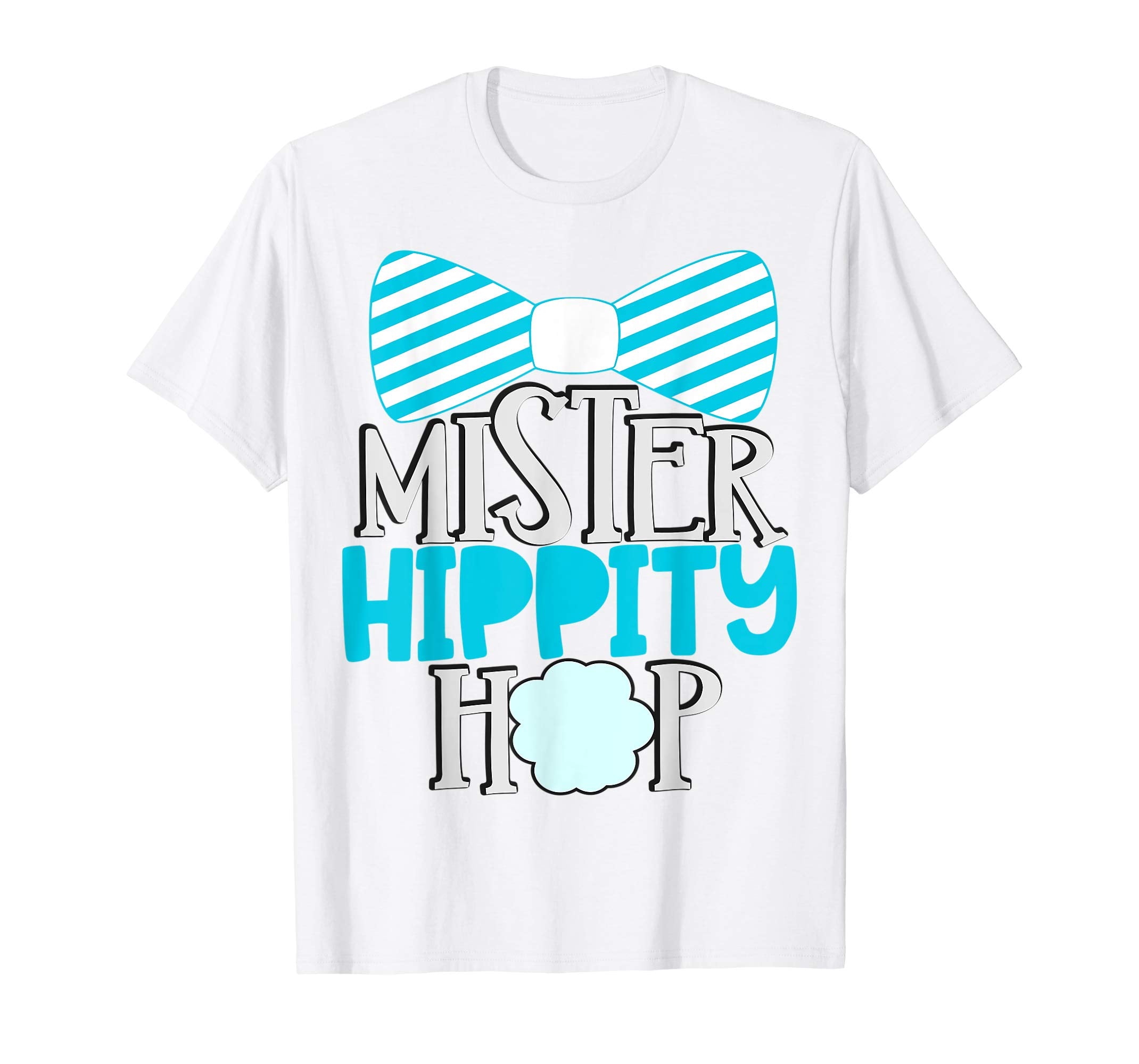 Boys Easter Shirt Kids Cute Mister Hippity Hop Bow Tie