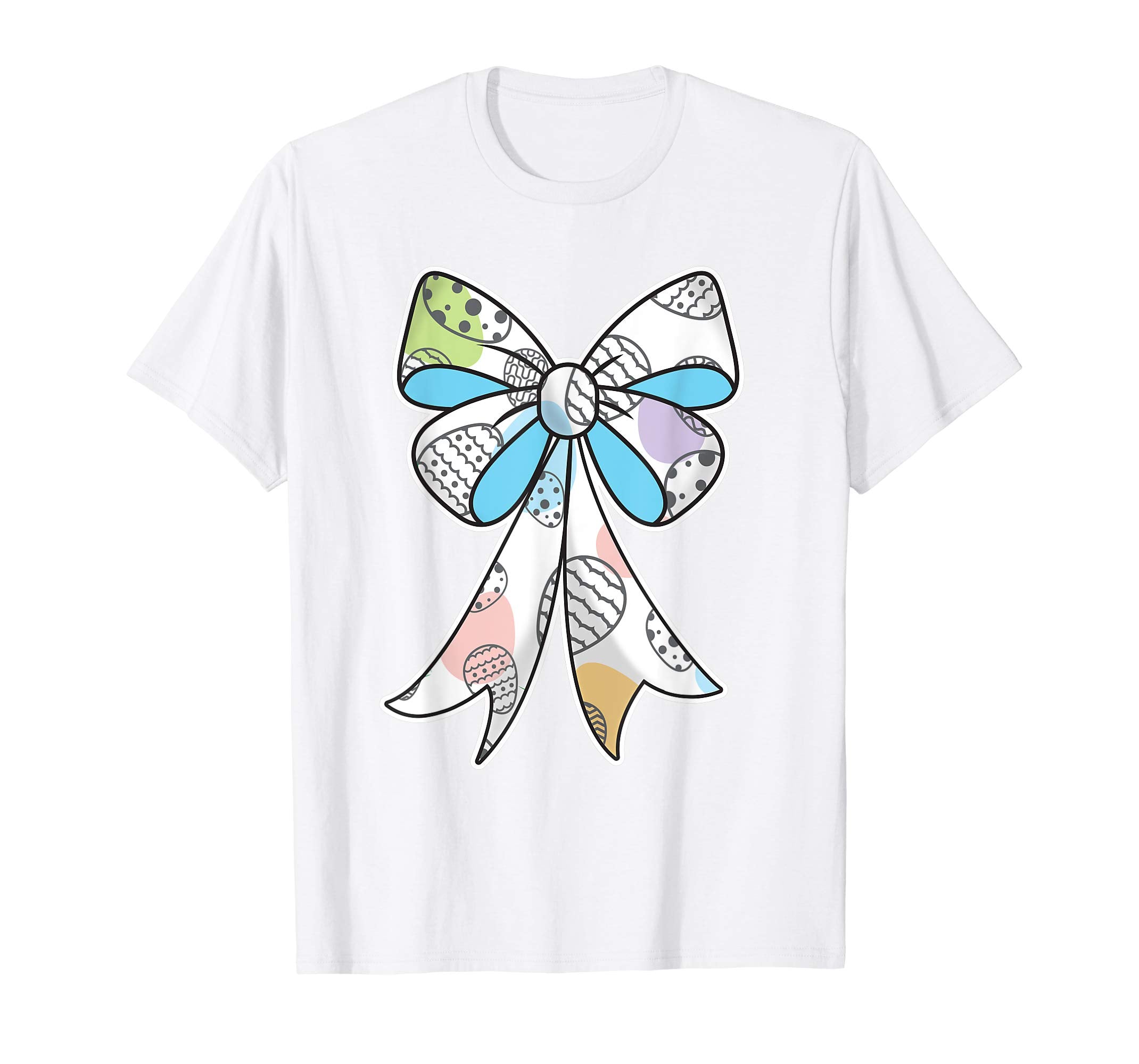 Cute Easter shirt for Girls Bow t-shirt Egg Hunt Bunny Tee