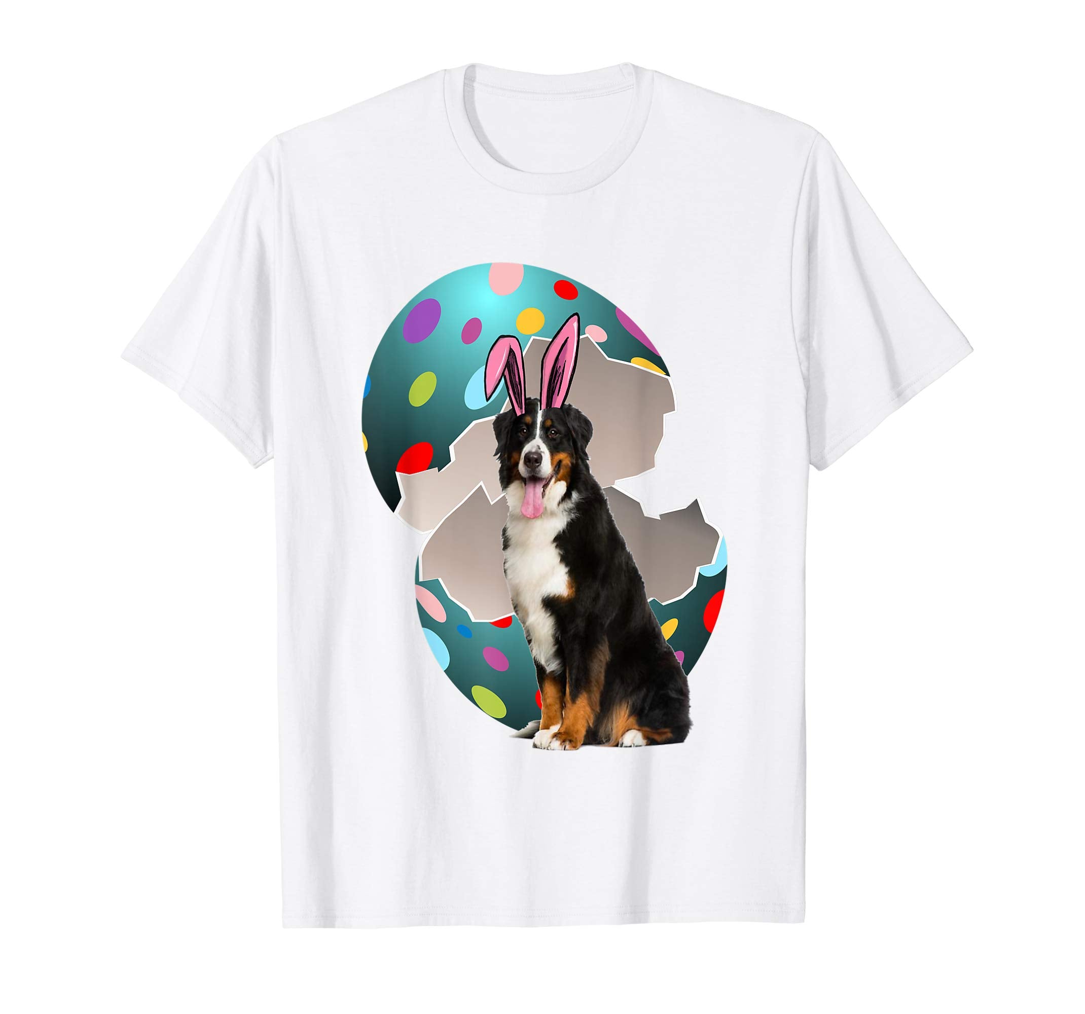 Bernese Mountain Dad Mom Easter Day Gift T shirt
