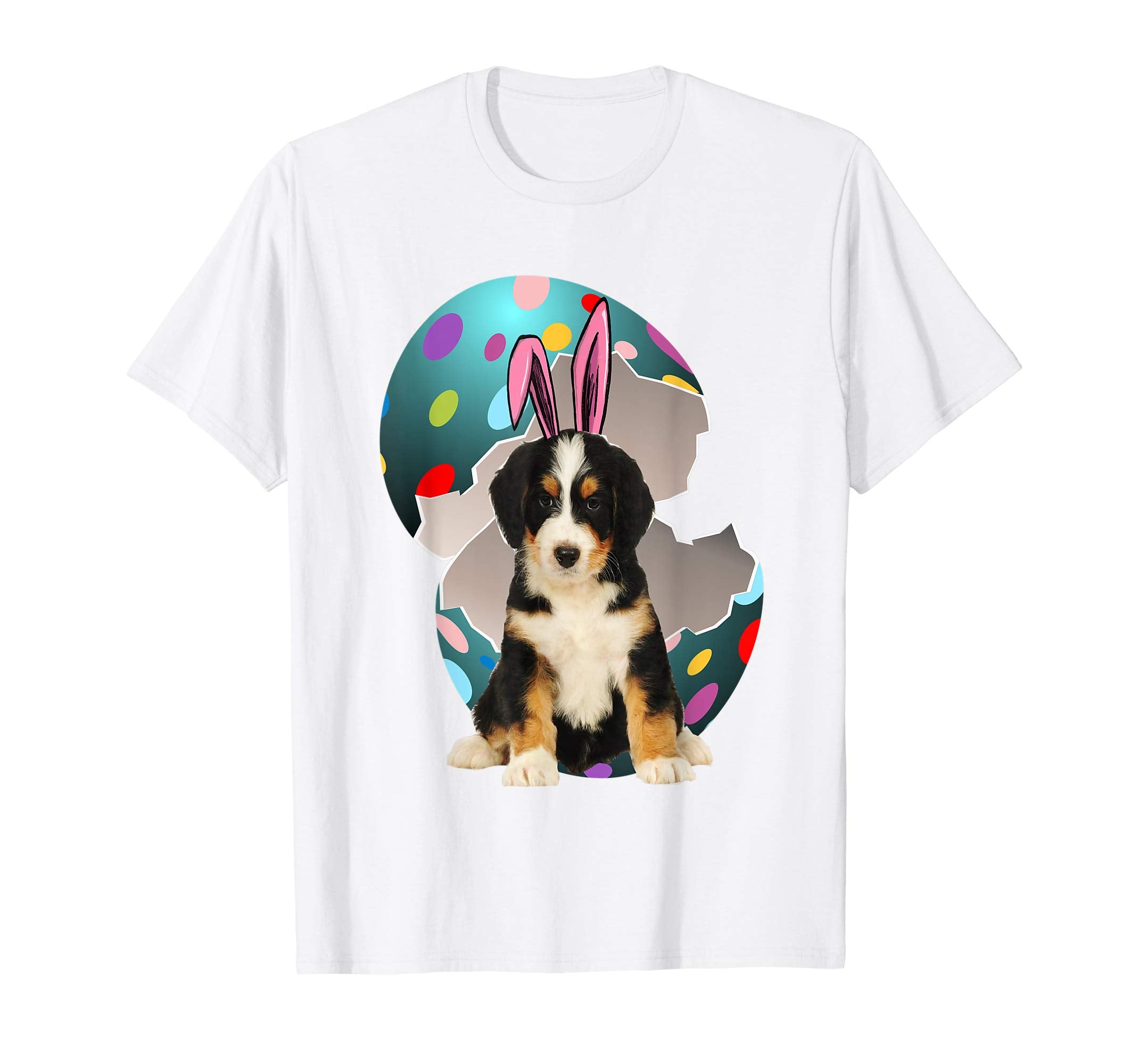 Bernedoodle Dad Mom Easter Day Gift T shirt