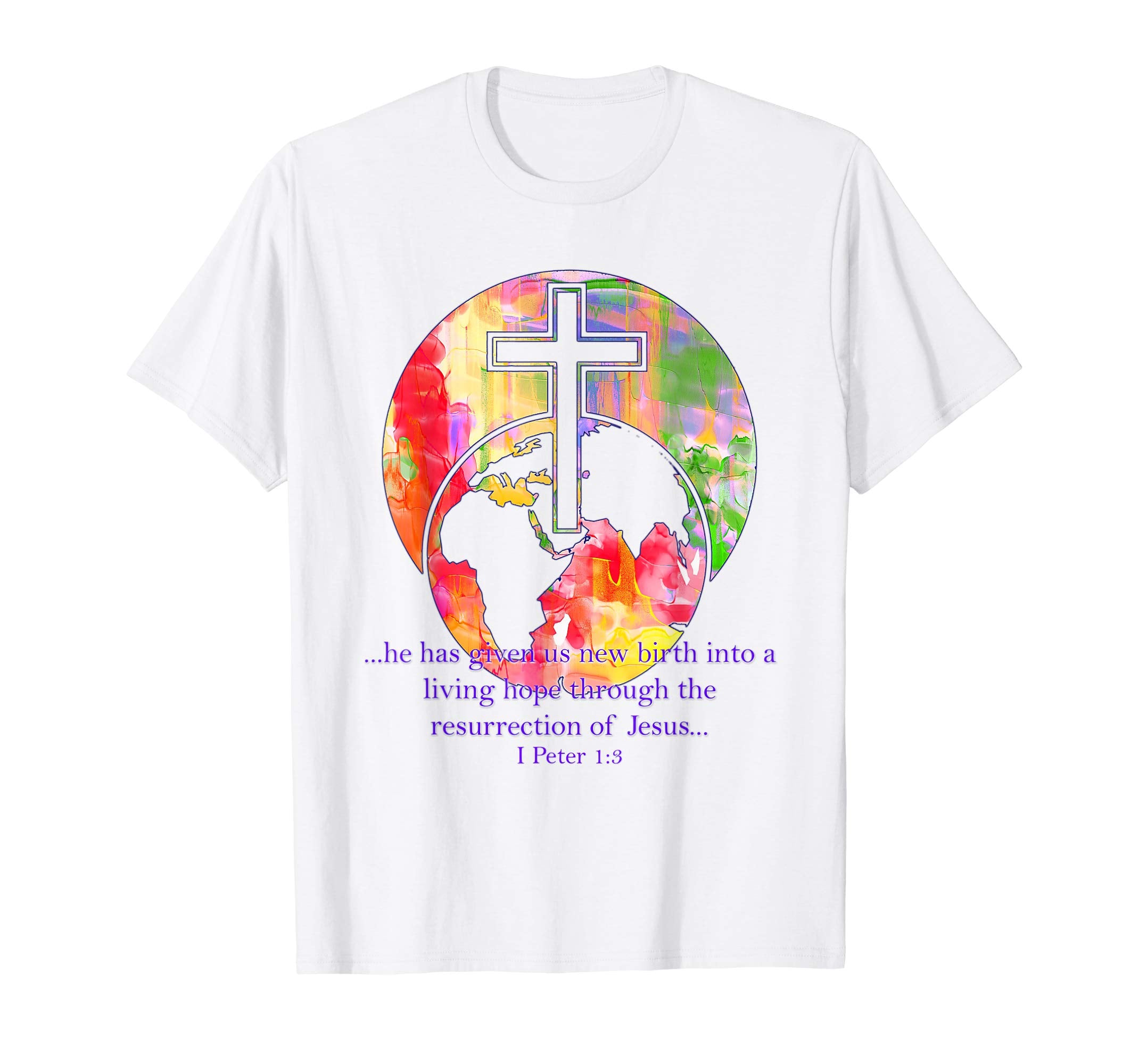 Religious Christian Cross Easter Resurrection T-Shirt