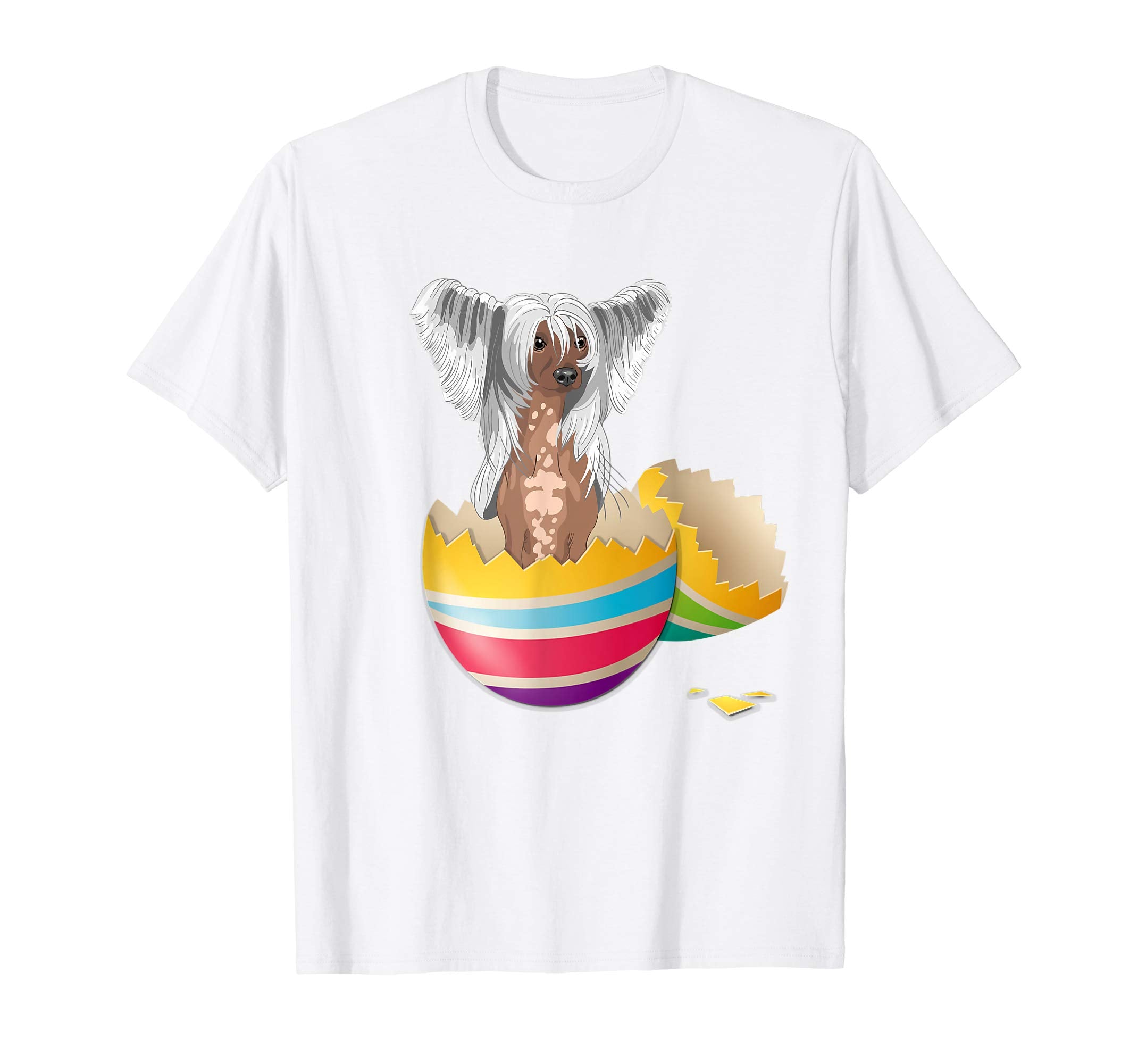 Chinese Crested Hatching From Easter Egg Easter Day Shirt
