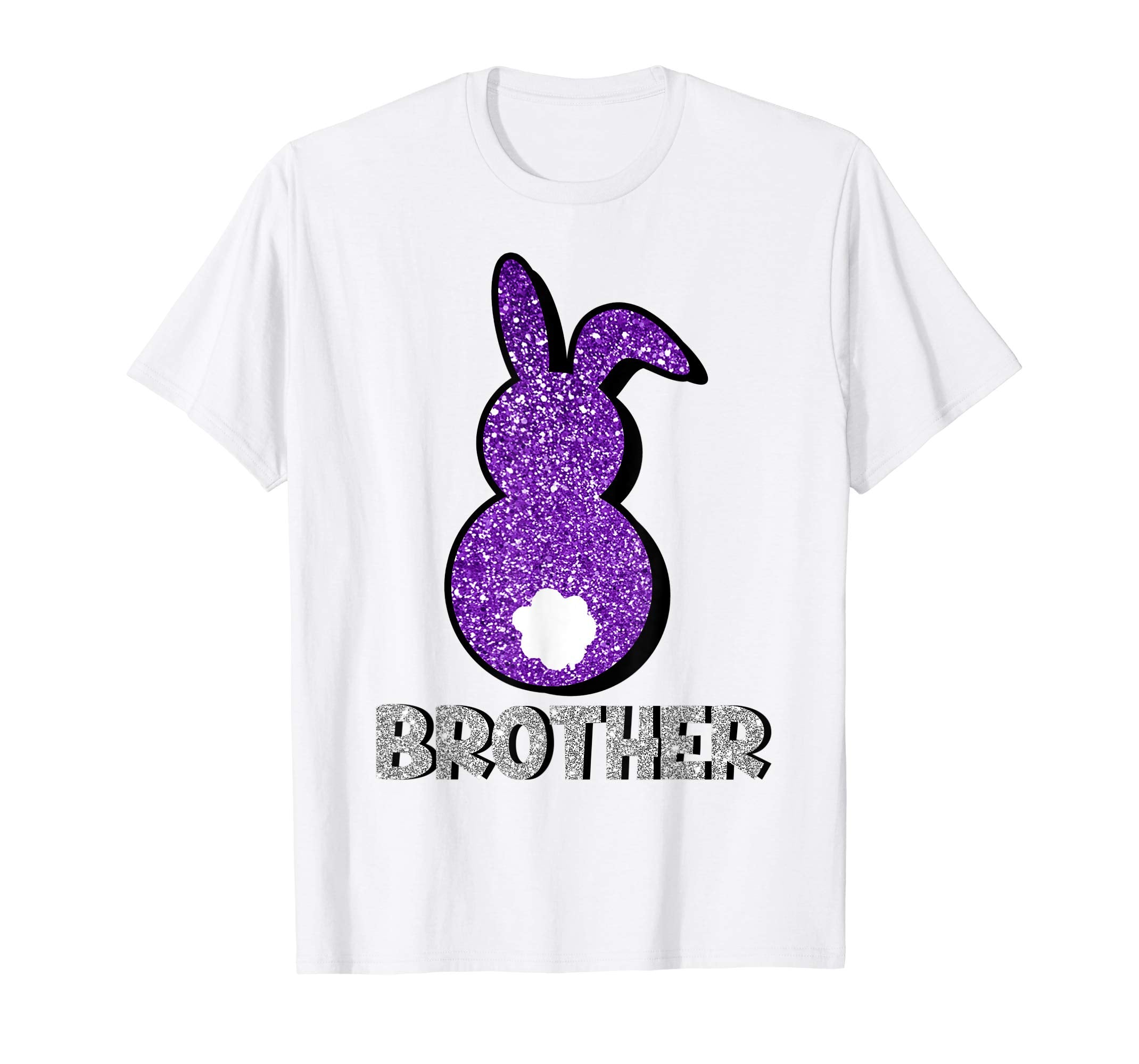 Brother Bunny With Tail Ears Matching Family Easter t-shirt