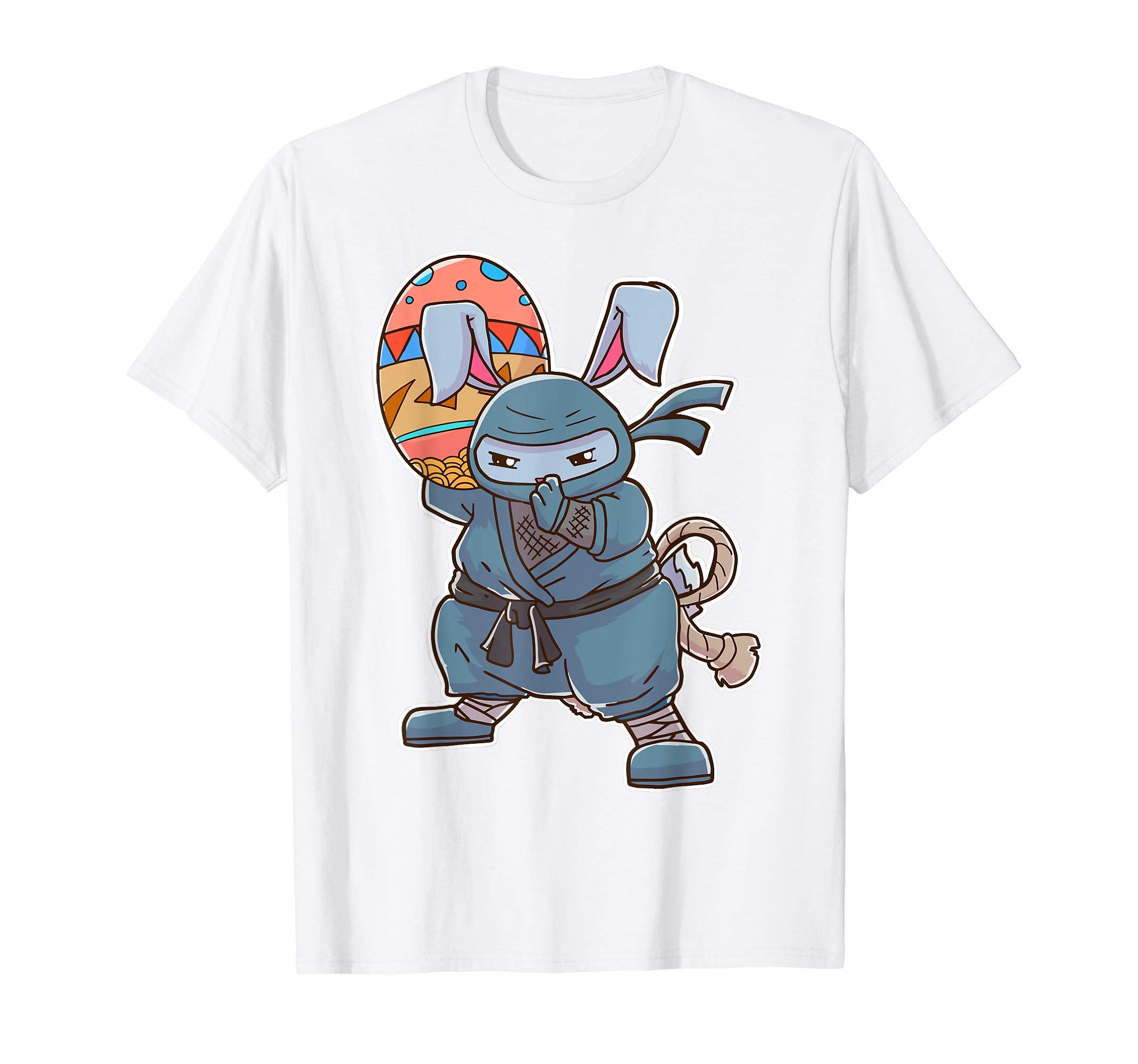 Easter Bunny T Shirt Ninja Tshirt Egg Hunt Rabbit Tee Gift