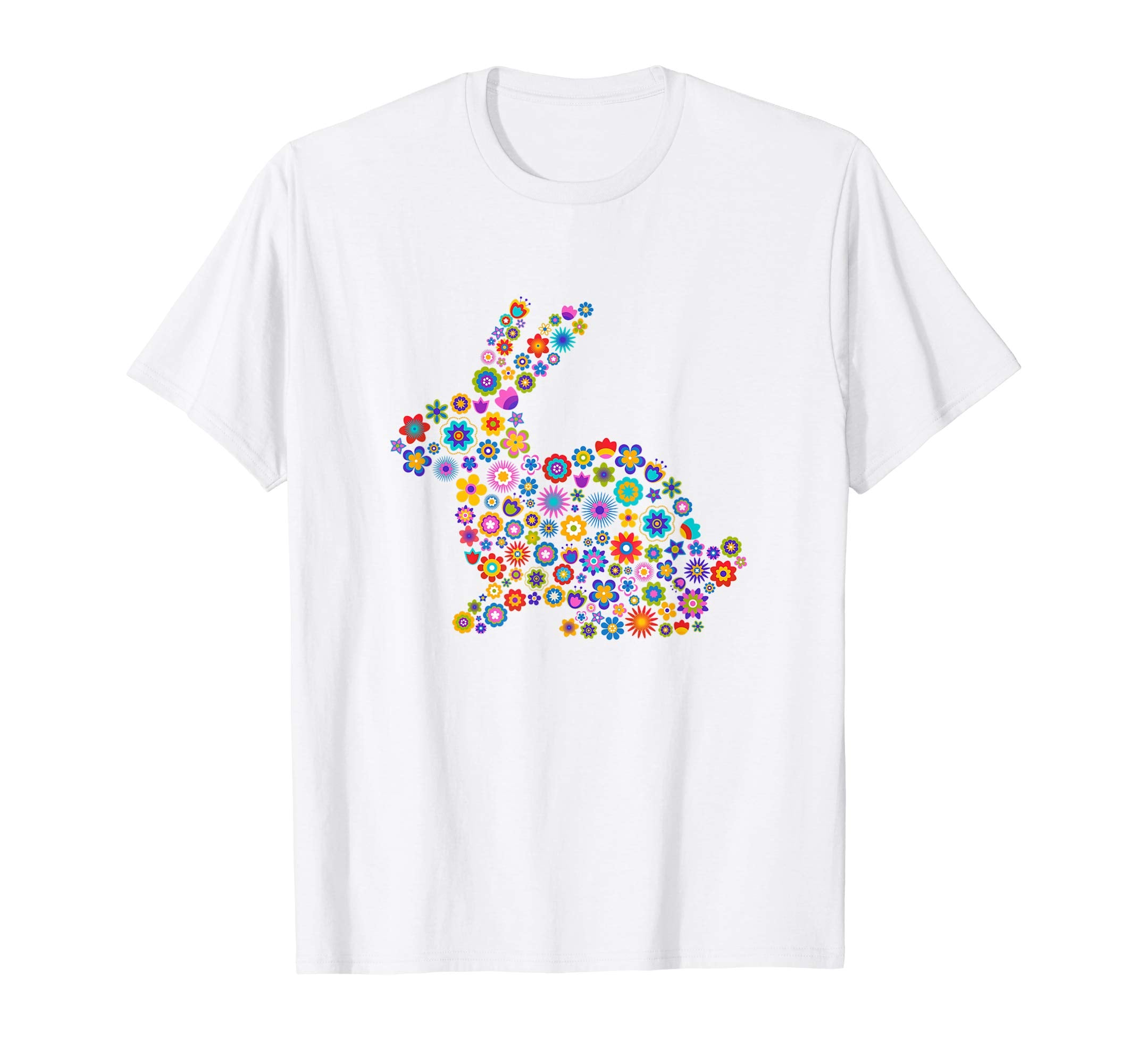 Cute Bunny Flower Easter Day Gift T Shirt
