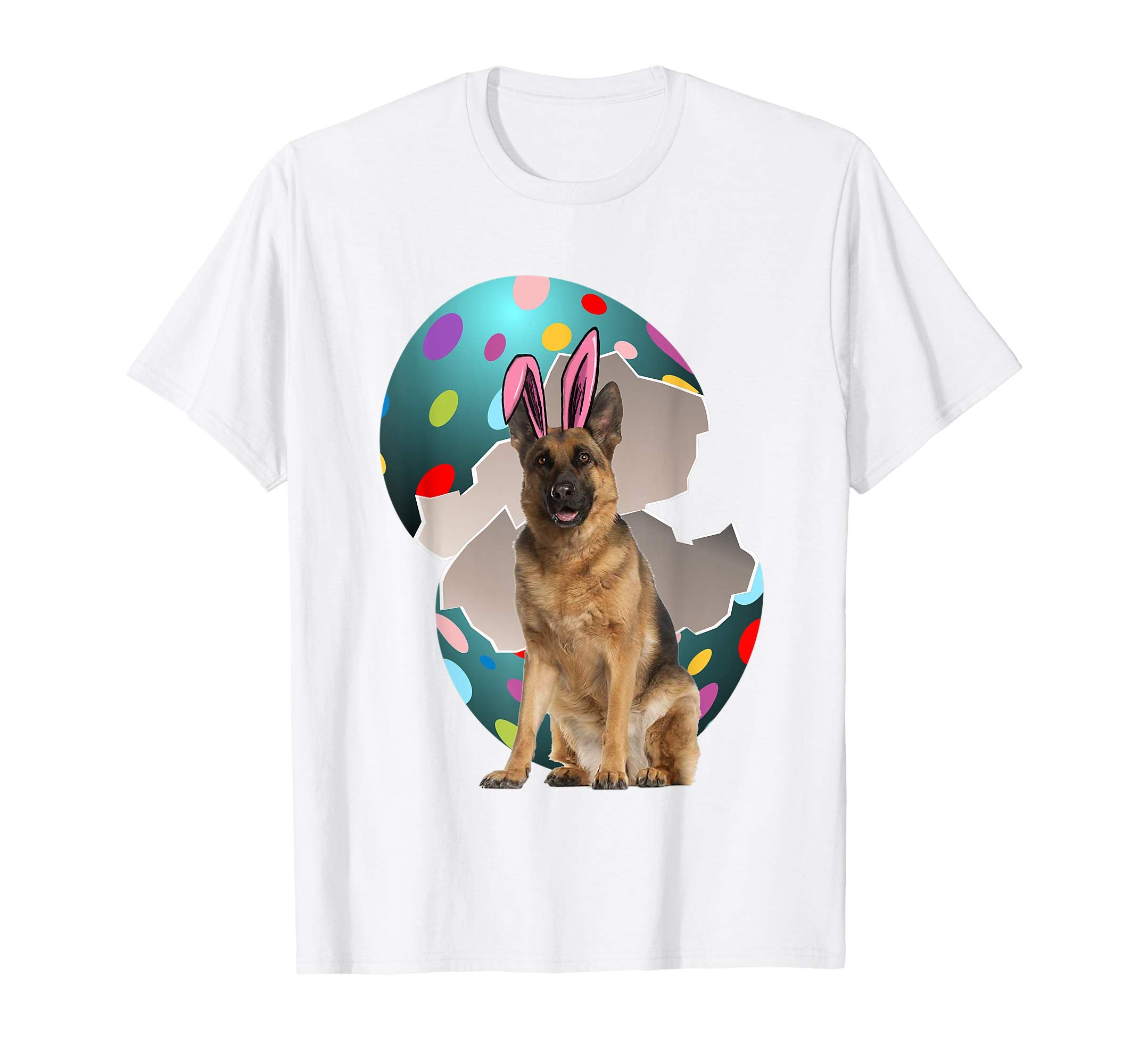 German shepherd Dad Mom Easter Day Gift T shirt