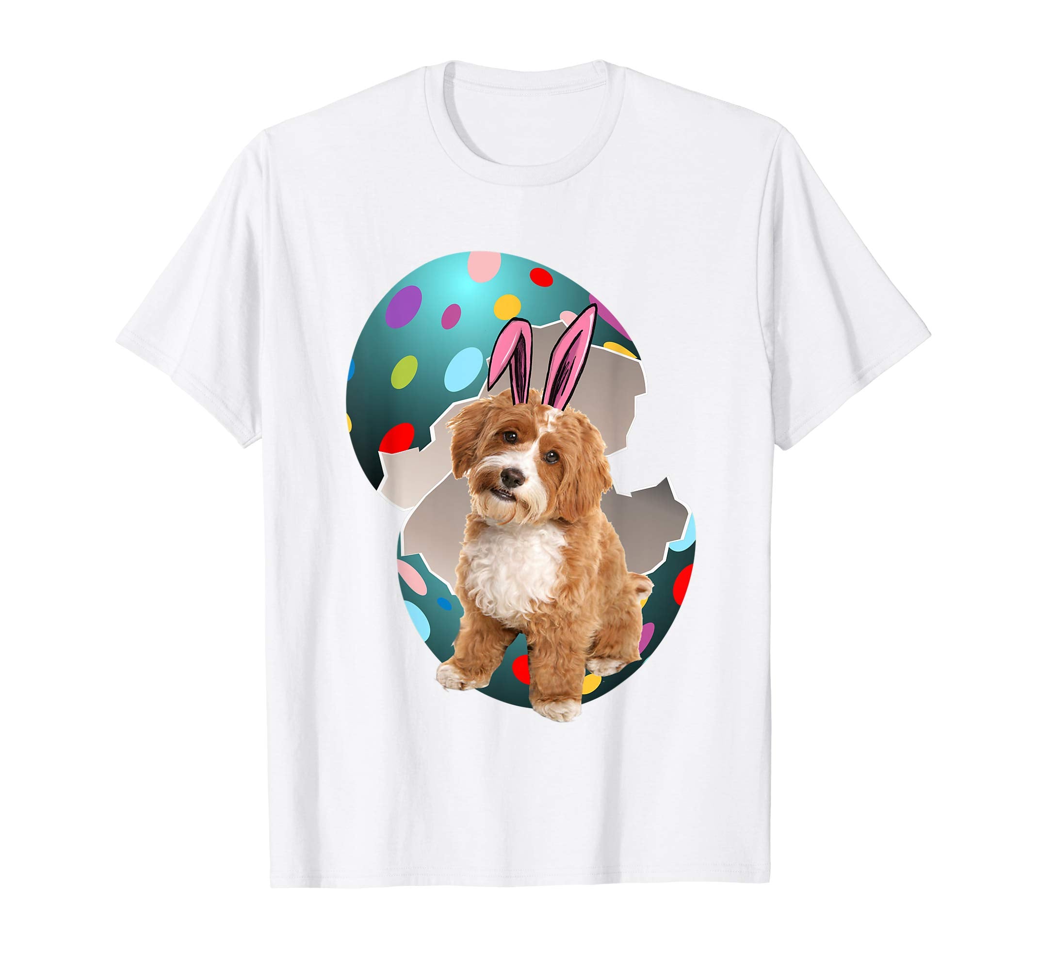 Cavapoo Dad Mom Easter Day Gift T shirt