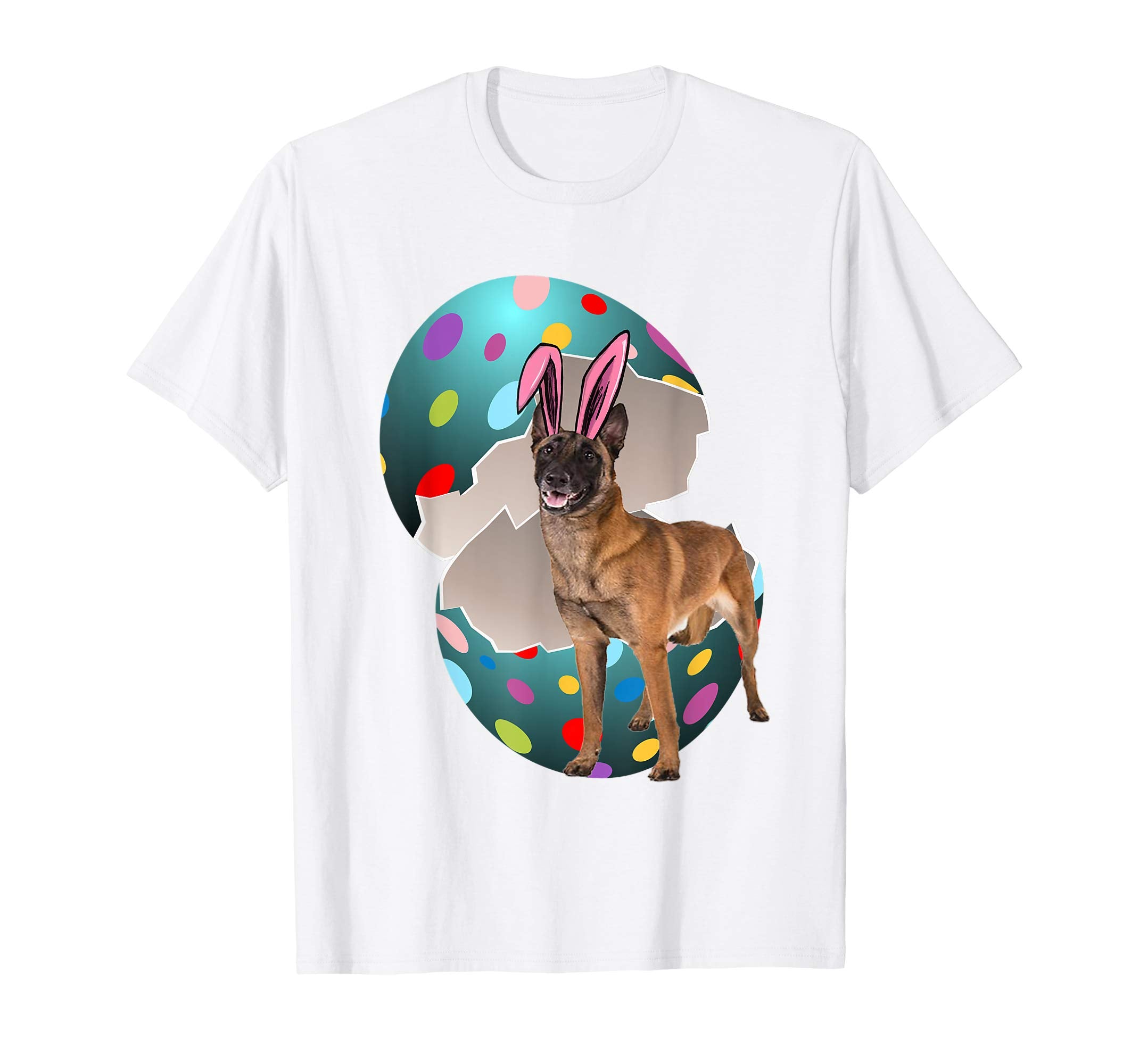 Belgian Malinois Dad Mom Easter Day Gift T shirt