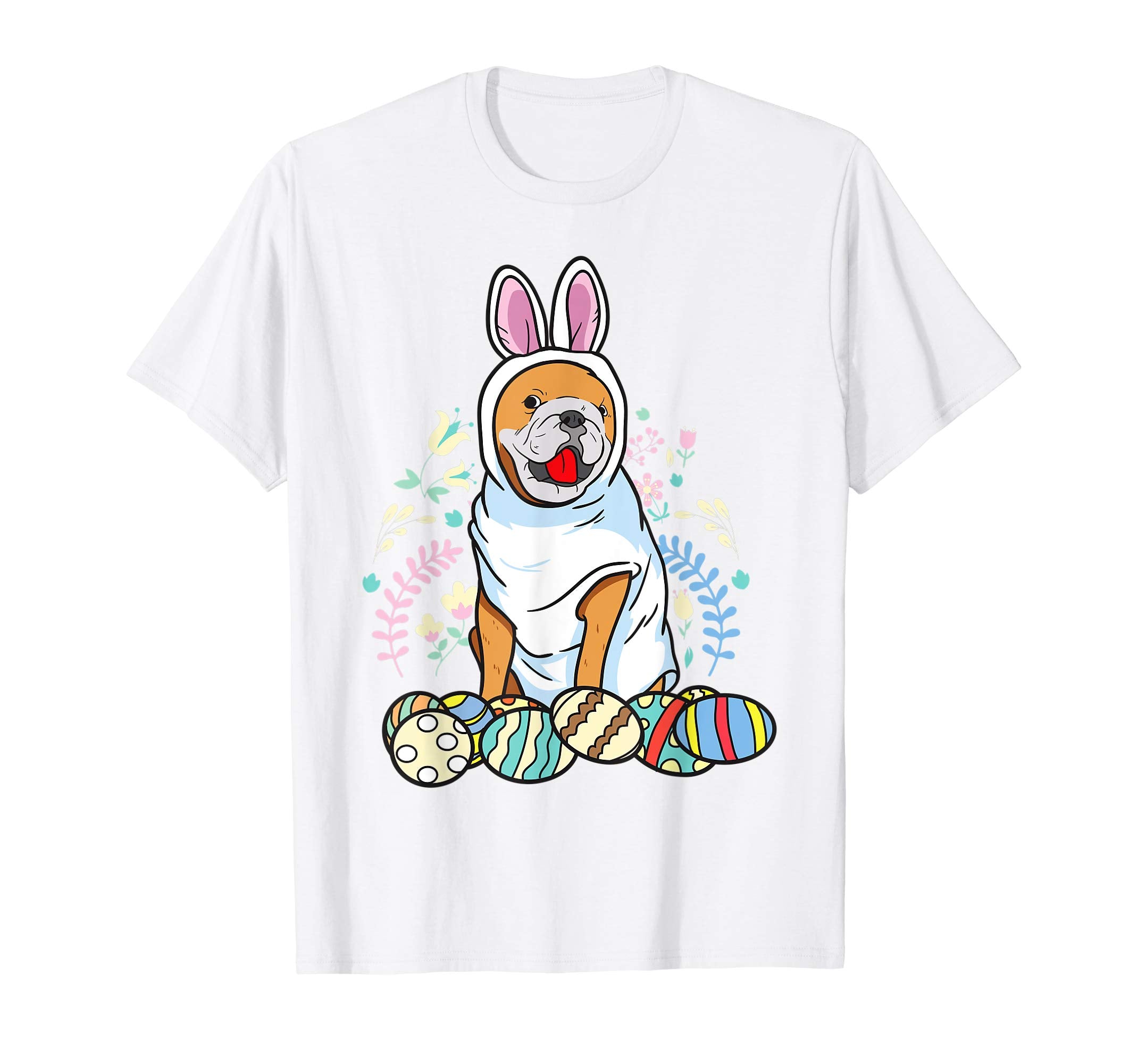 Bunny Easter Shirt Dog Shirt Cool Pug T-Shirt