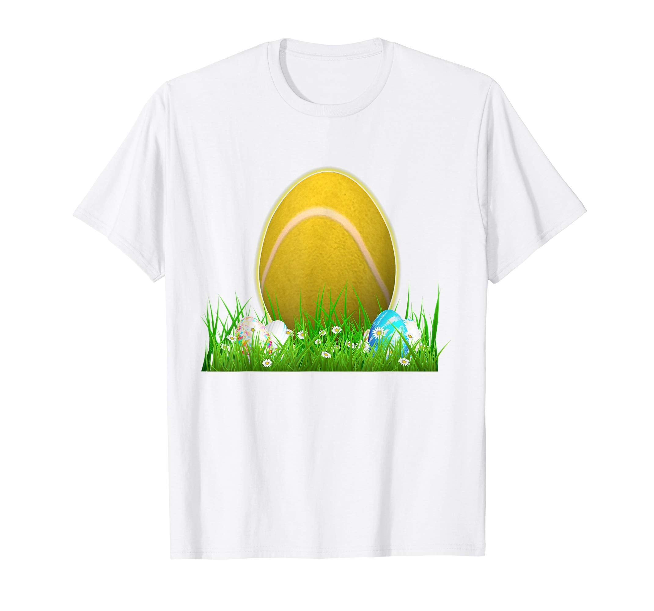 Tennis Egg Easter Cute Jesus Christian T-shirt