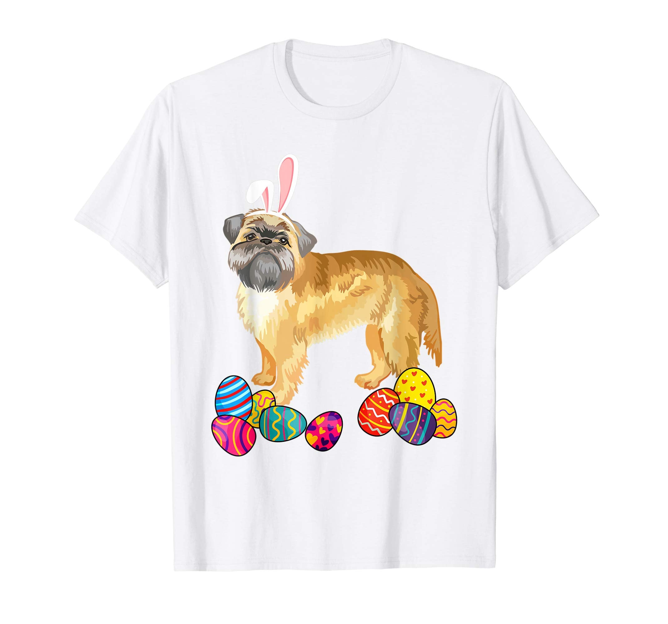 Brussels Griffon Bunny Ear With Egg Easter Easter Day Shirt