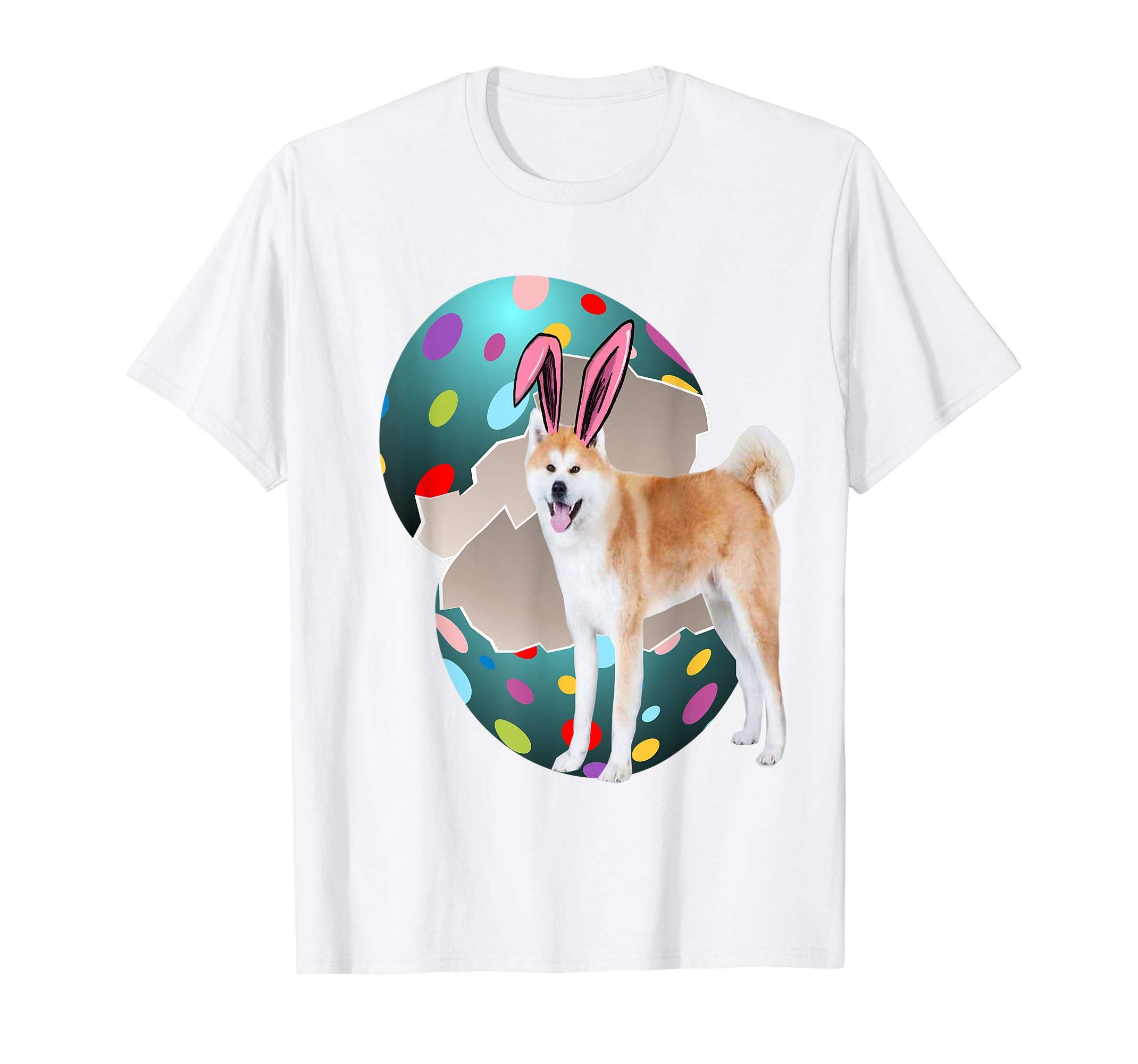 Akita Dad Mom Easter Day Gift T shirt