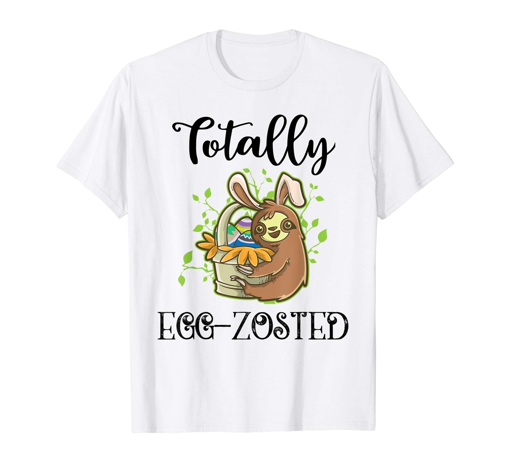 Sloth Easter T-Shirt For Lazy Tired People Adult Humor Gift