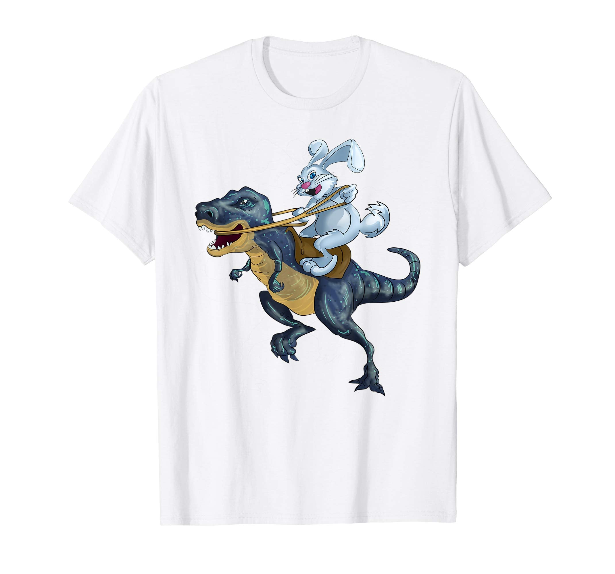 Bunny Rabbit Dinosaur T-Rex Roaring Cute Animal Easter Shirt