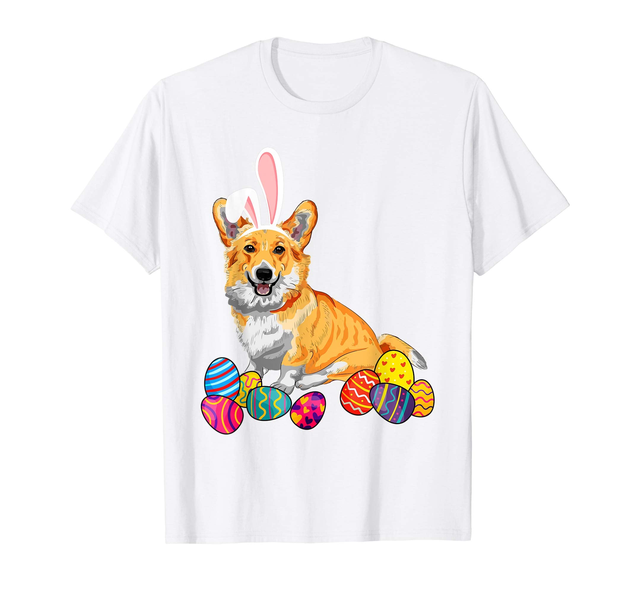 Corgi Bunny Ear With Egg Easter Easter Day Shirt