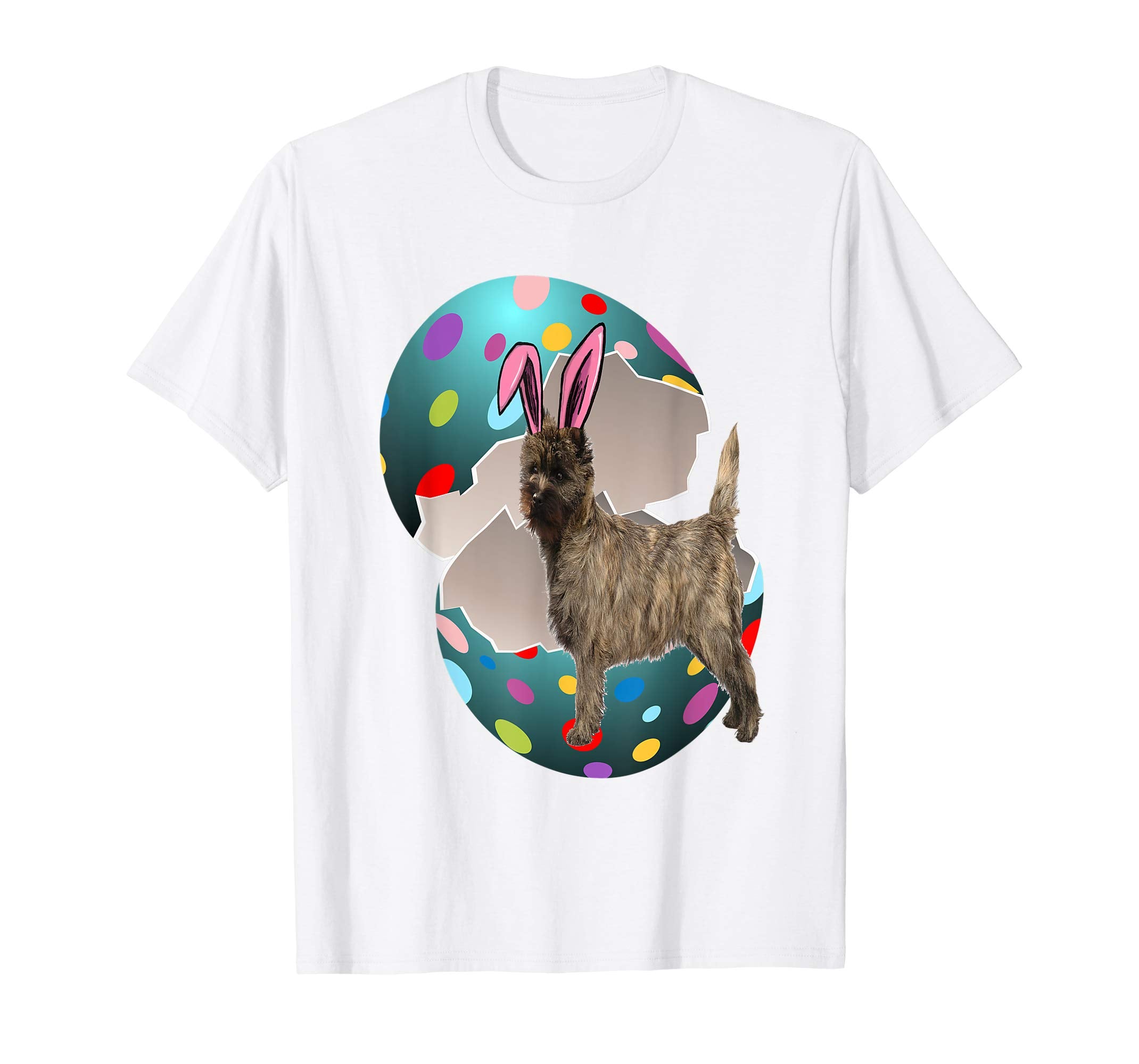 Cairn Terrier Dad Mom Easter Day Gift T shirt