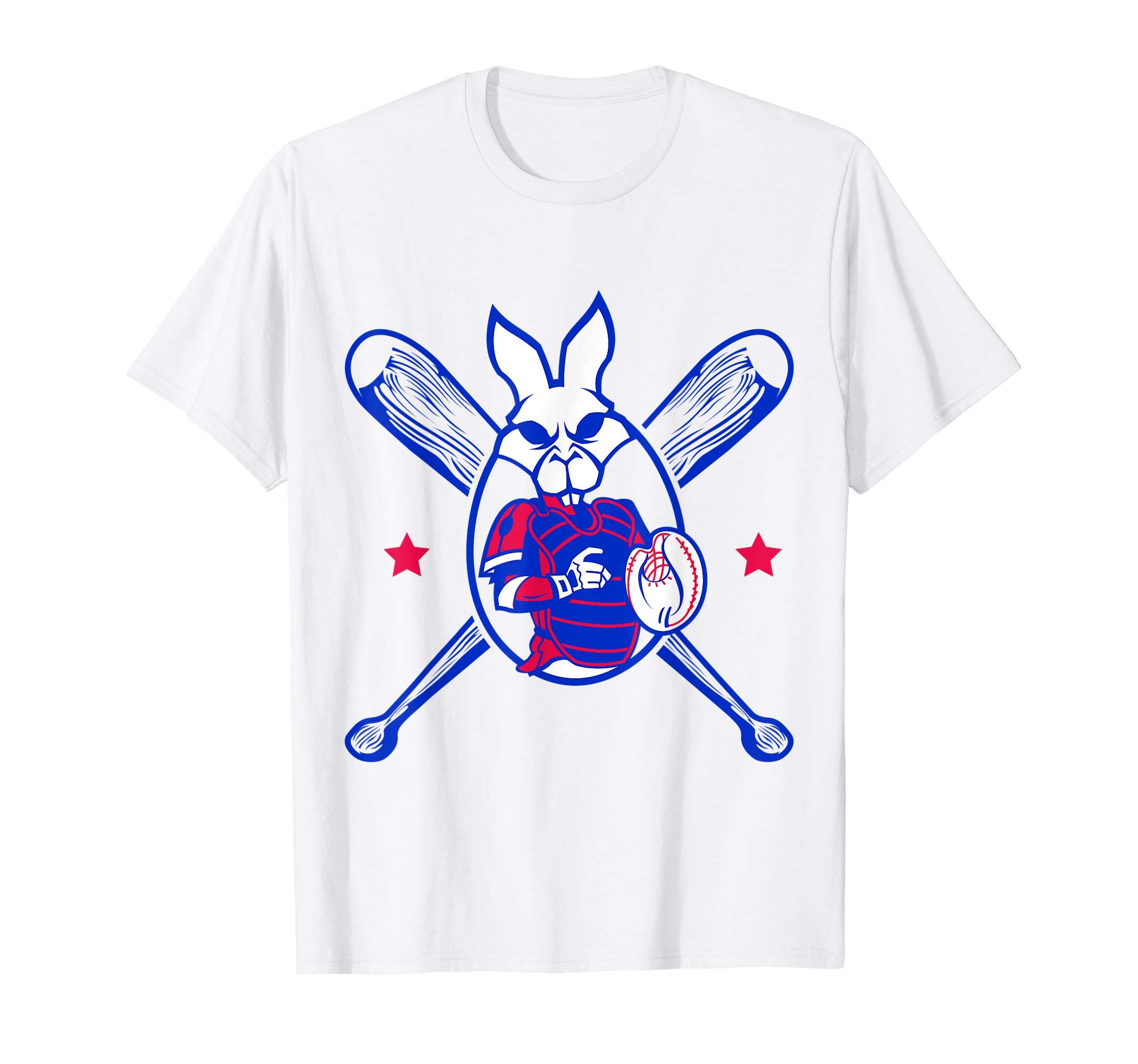 Baseball Player Easter Bunny T shirt, Tee for Softball Man