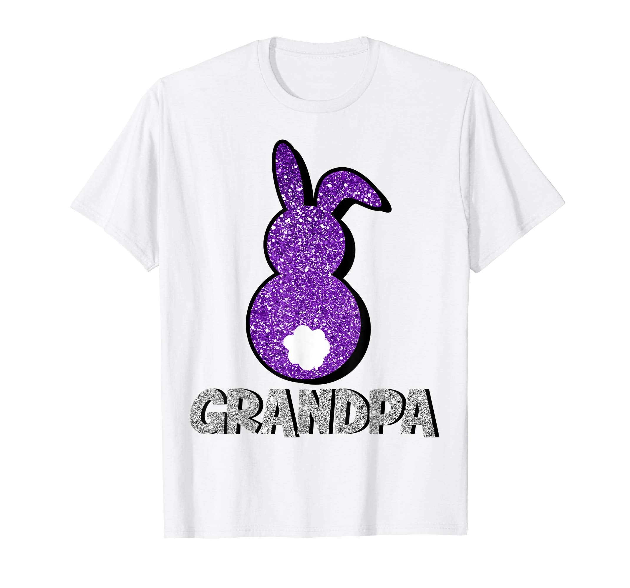 Grandpa Bunny With Tail Ears Matching Family Easter t-shirt