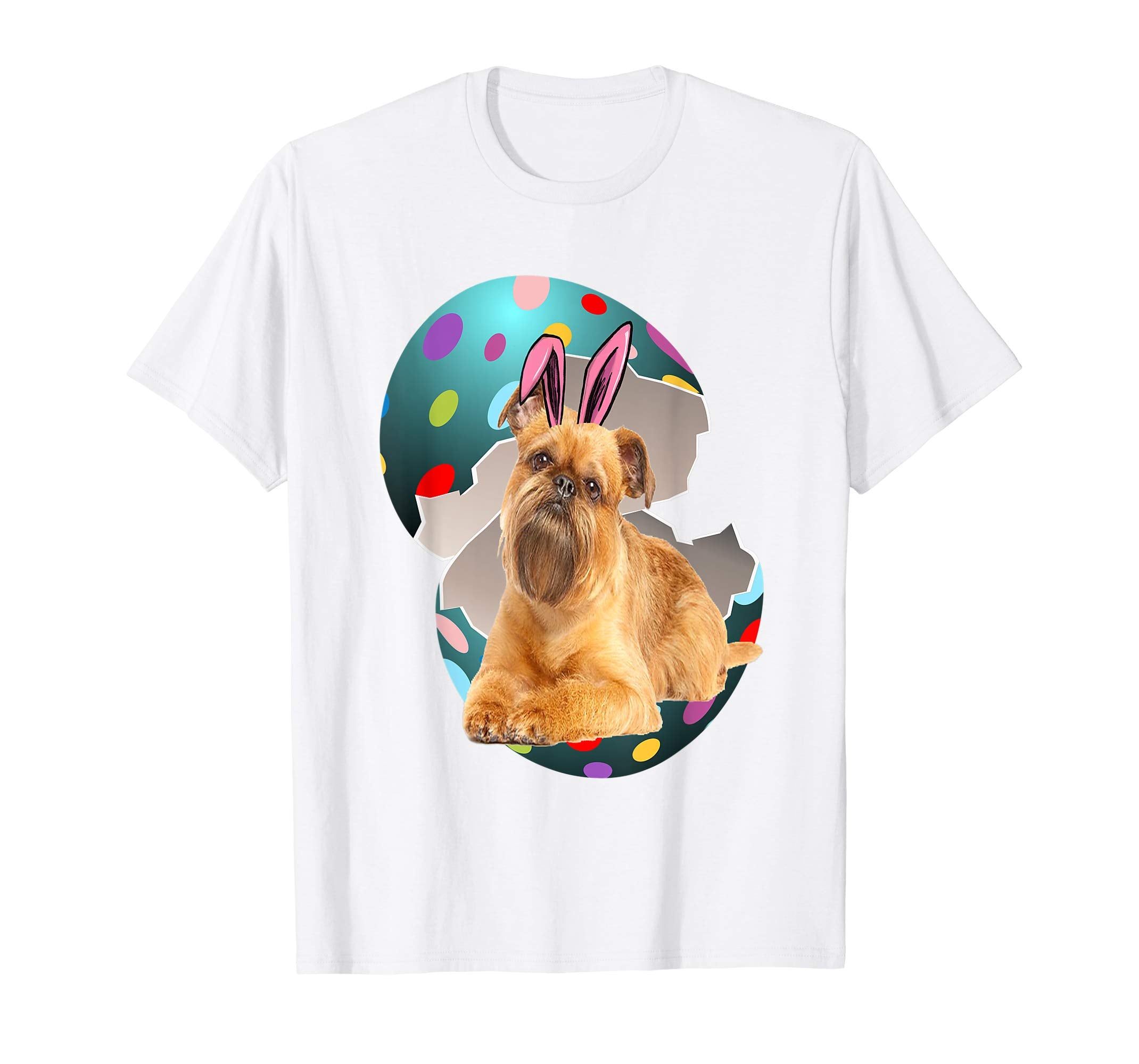 Brussels Griffon Dad Mom Easter Day Gift T shirt