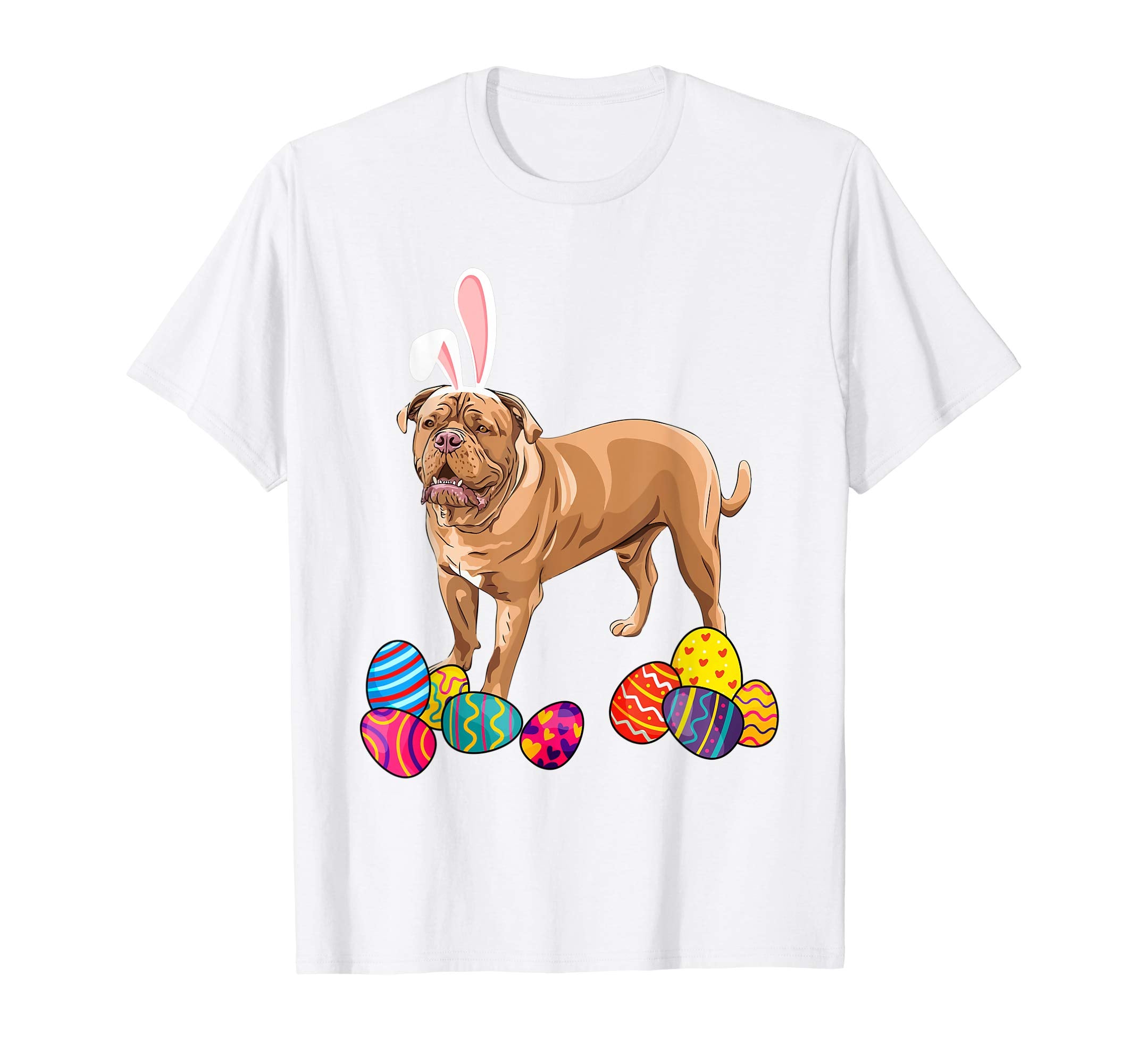 French Mastiff Bunny Ear With Egg Easter Easter Day Shirt