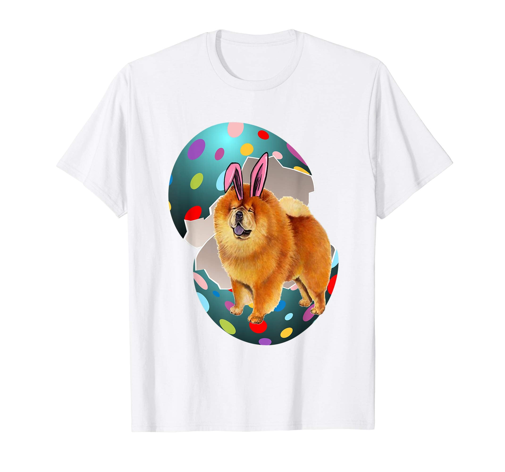 Chow Chow Dad Mom Easter Day Gift T shirt