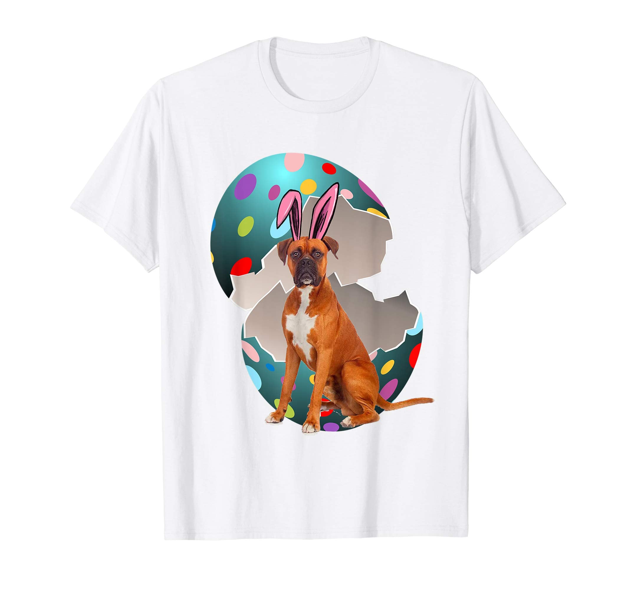 Boxer Dad Mom Easter Day Gift T shirt
