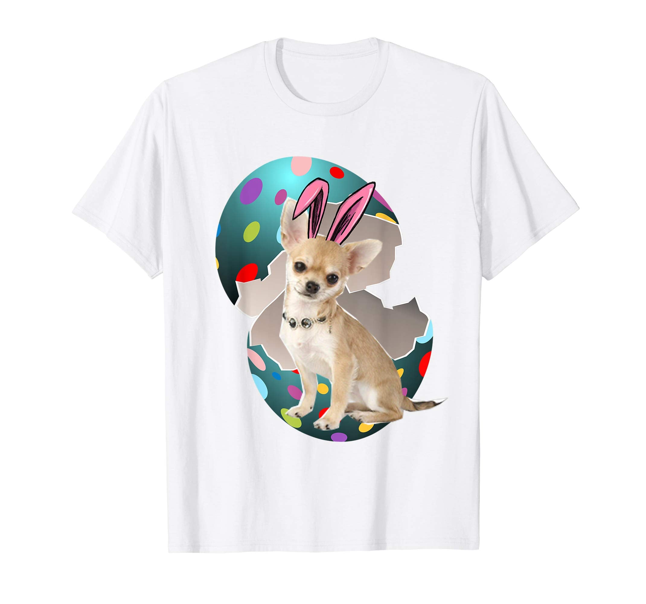 Chihuahua Dad Mom Easter Day Gift T shirt
