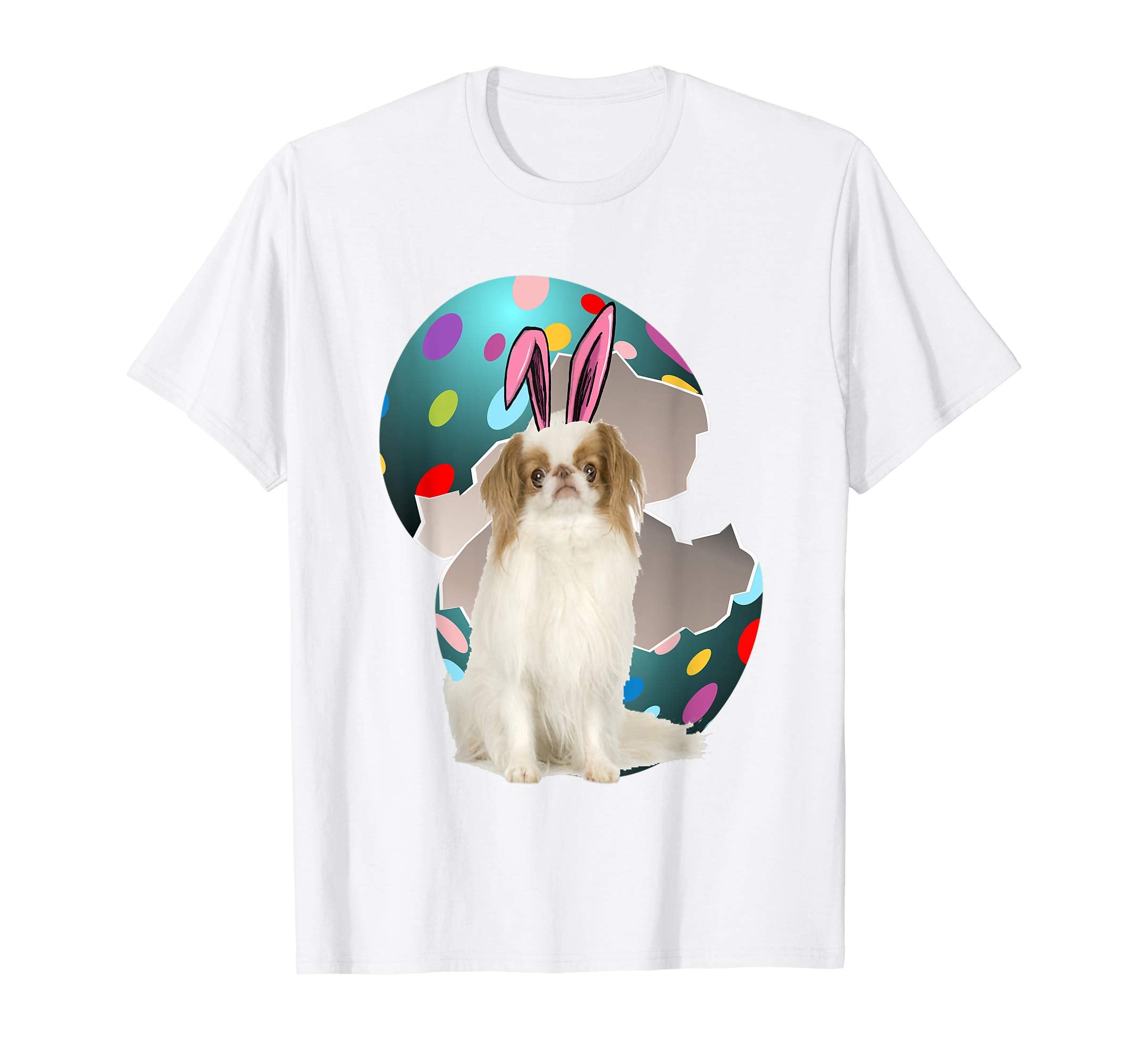 Japanese Chin Dad Mom Easter Day Gift T shirt
