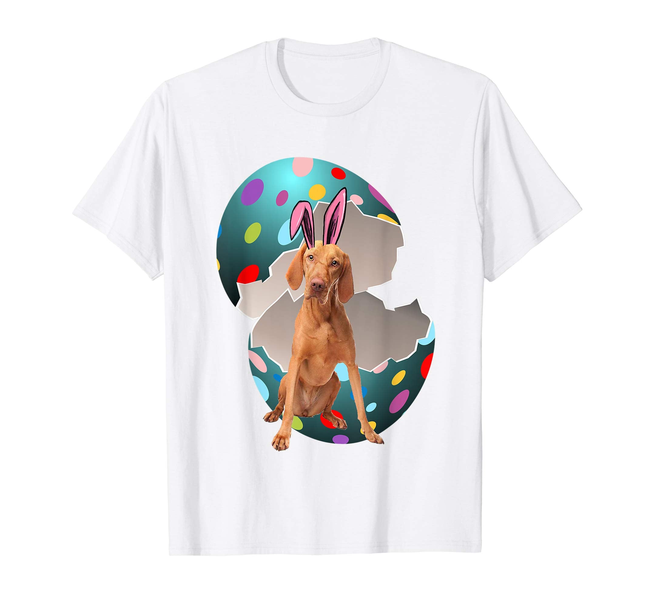 Vizsla Dad Mom Easter Day Gift T shirt