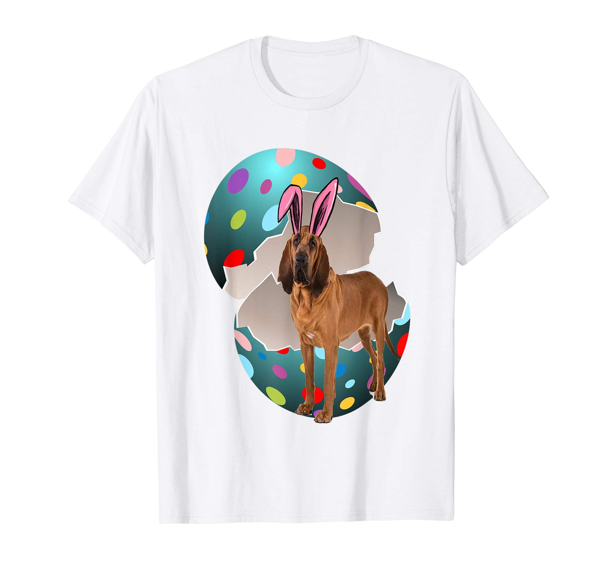 Bloodhound Dad Mom Easter Day Gift T shirt