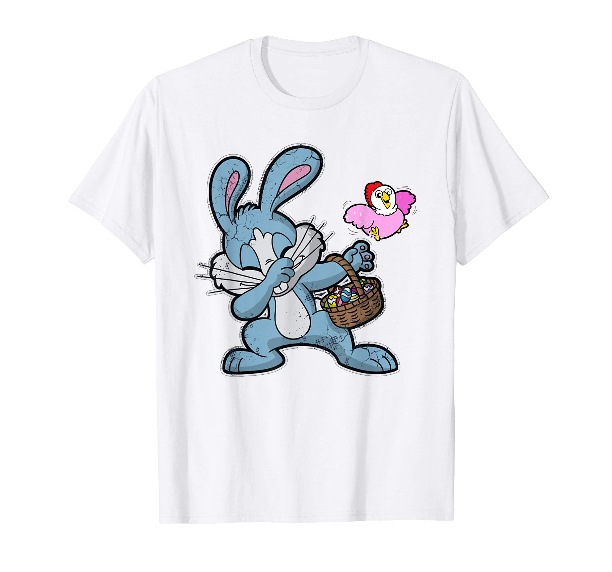 Easter Shirt For Kids Boys Girls Dabbing Easter Bunny Gift